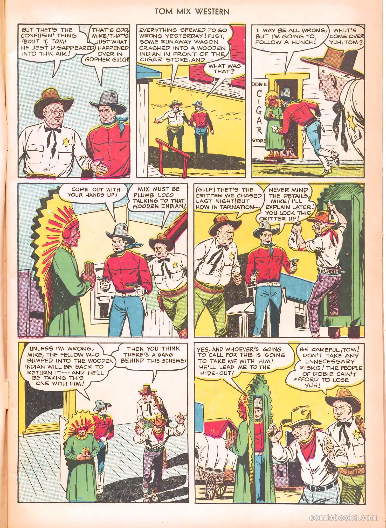 Tom Mix Western #25 (1950) — page 7 of 52