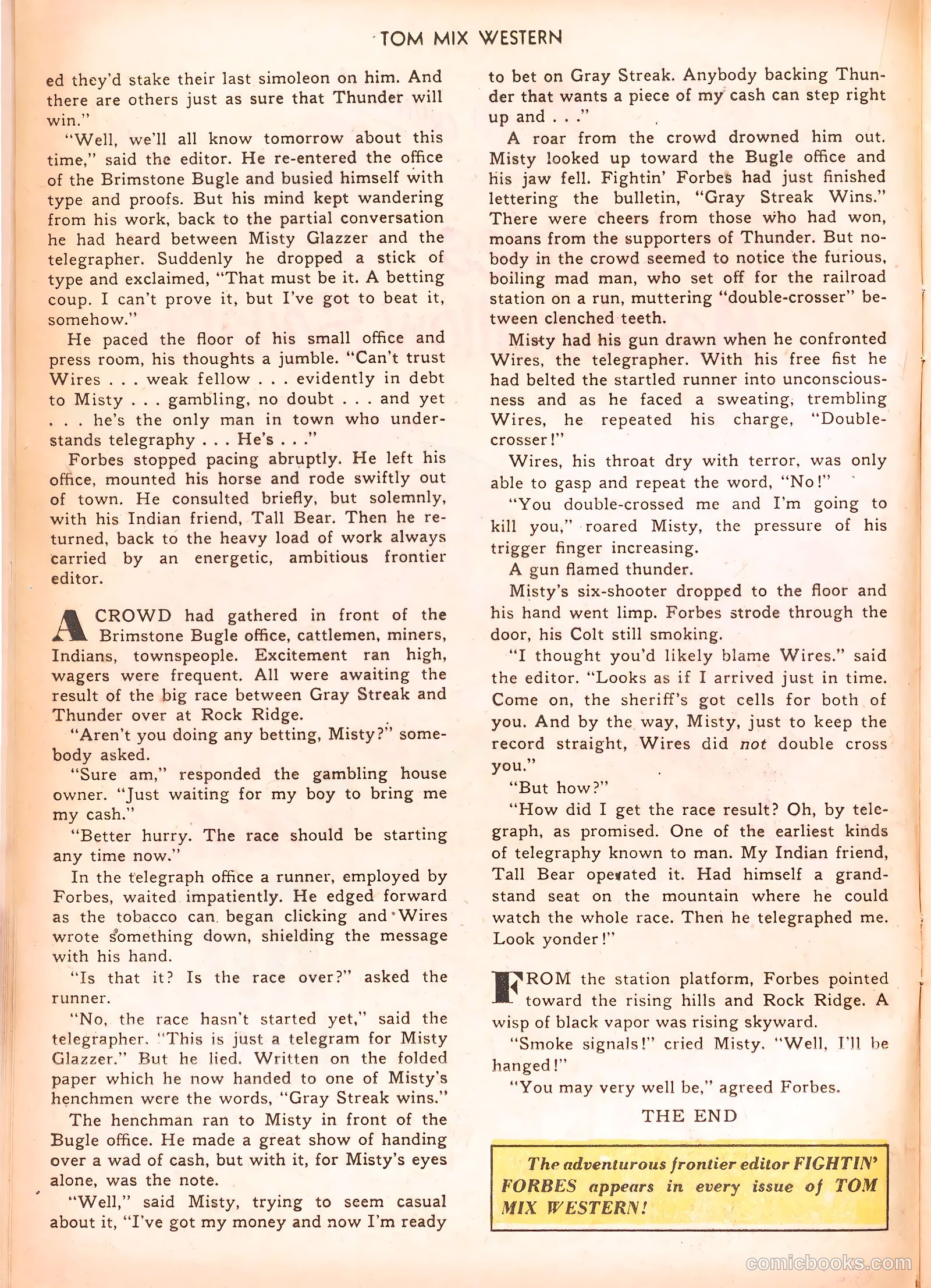 Tom Mix Western #25 (1950) — page 16 of 52