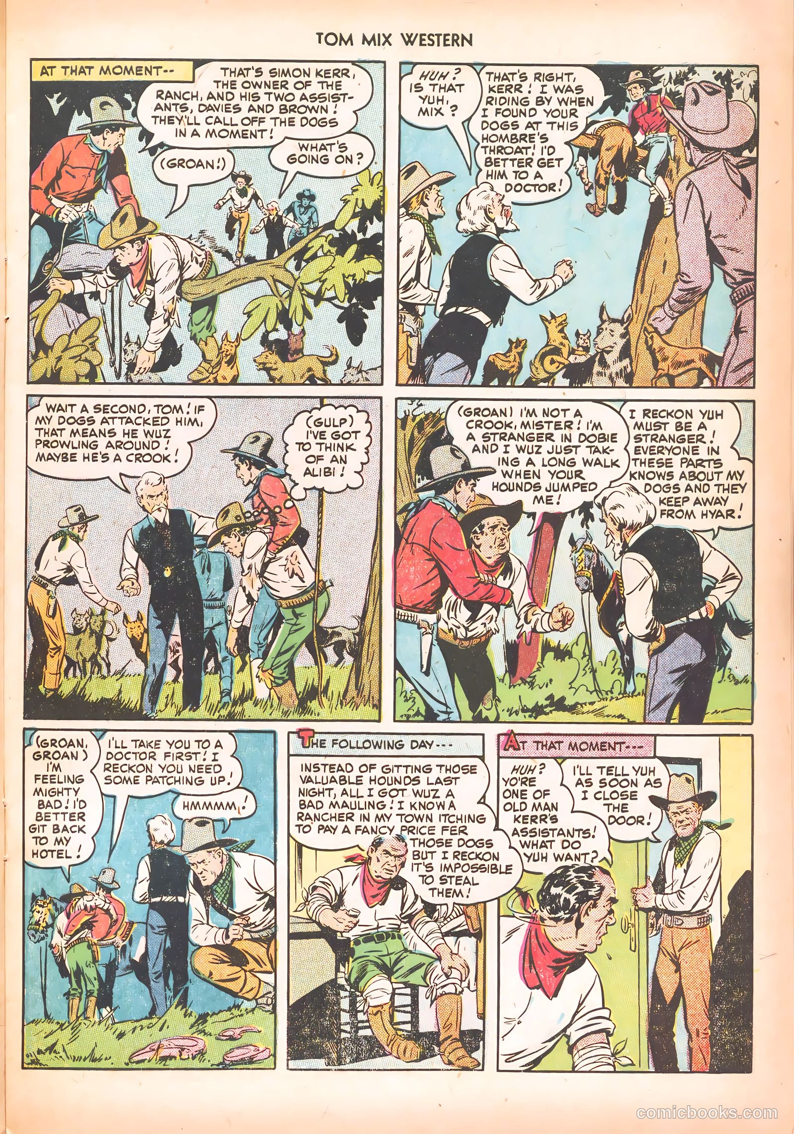 Tom Mix Western #25 (1950) — page 21 of 52