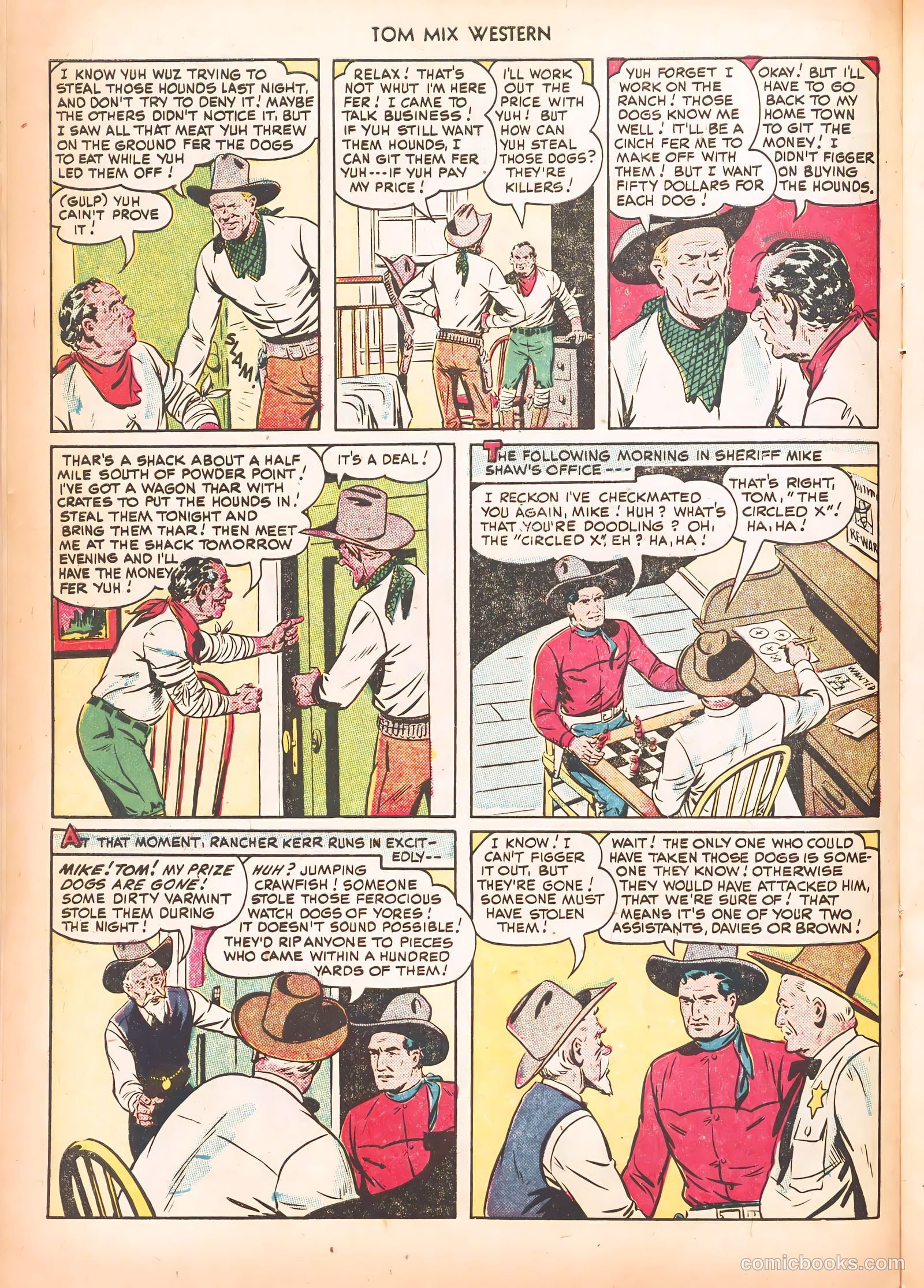 Tom Mix Western #25 (1950) — page 22 of 52