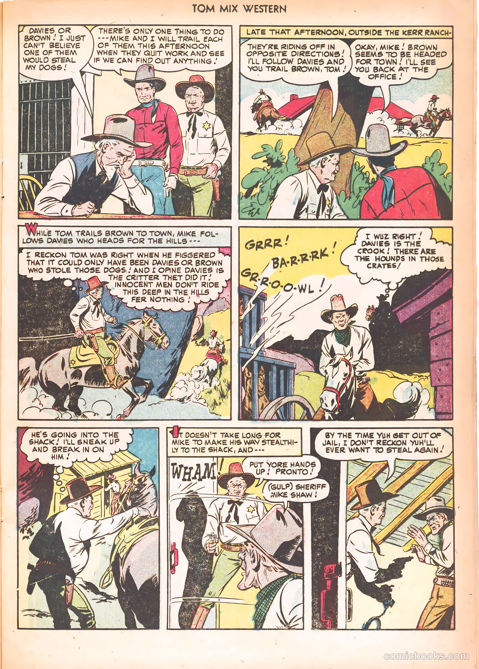 Tom Mix Western #25 (1950) — page 23 of 52