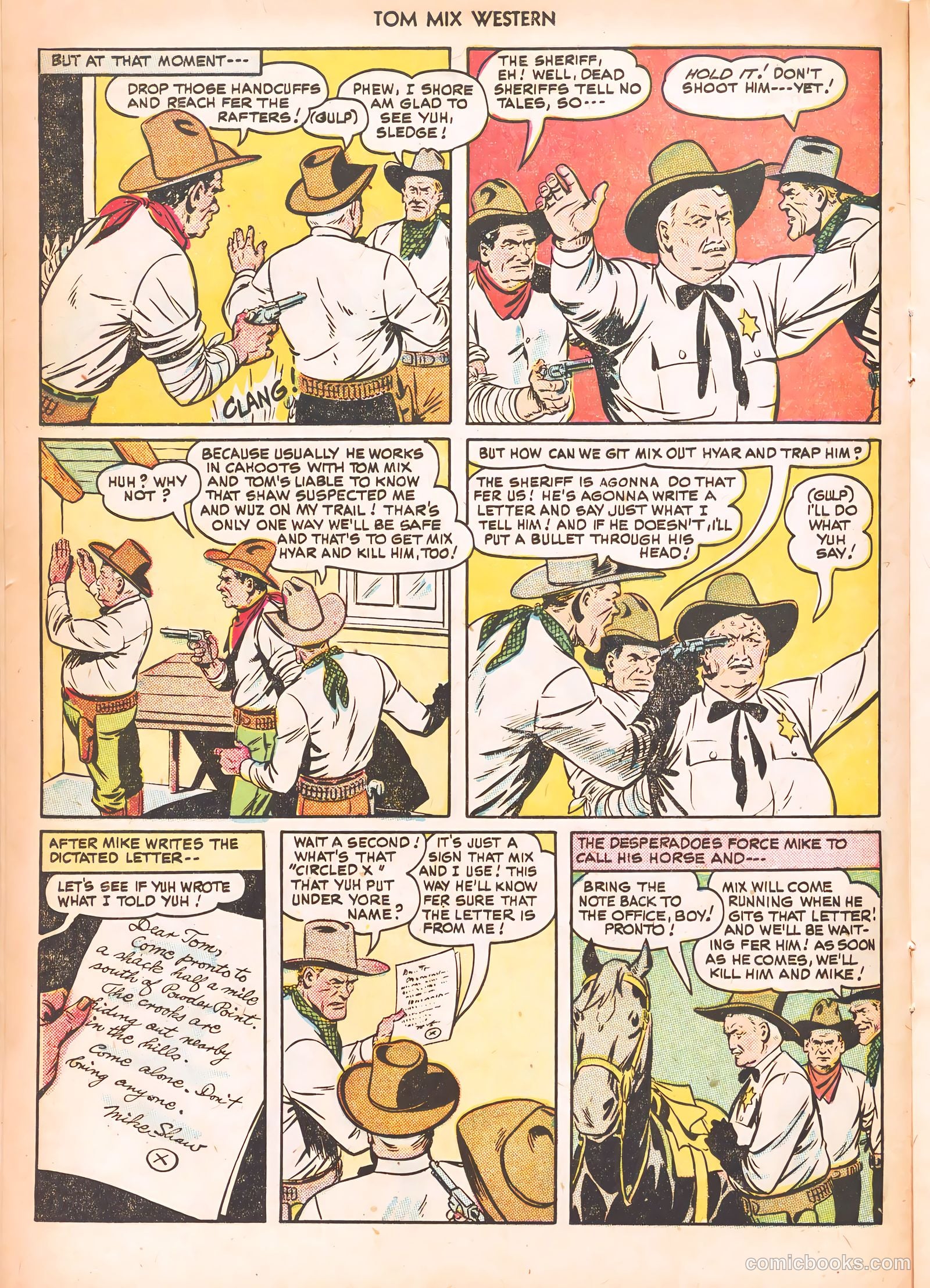 Tom Mix Western #25 (1950) — page 24 of 52