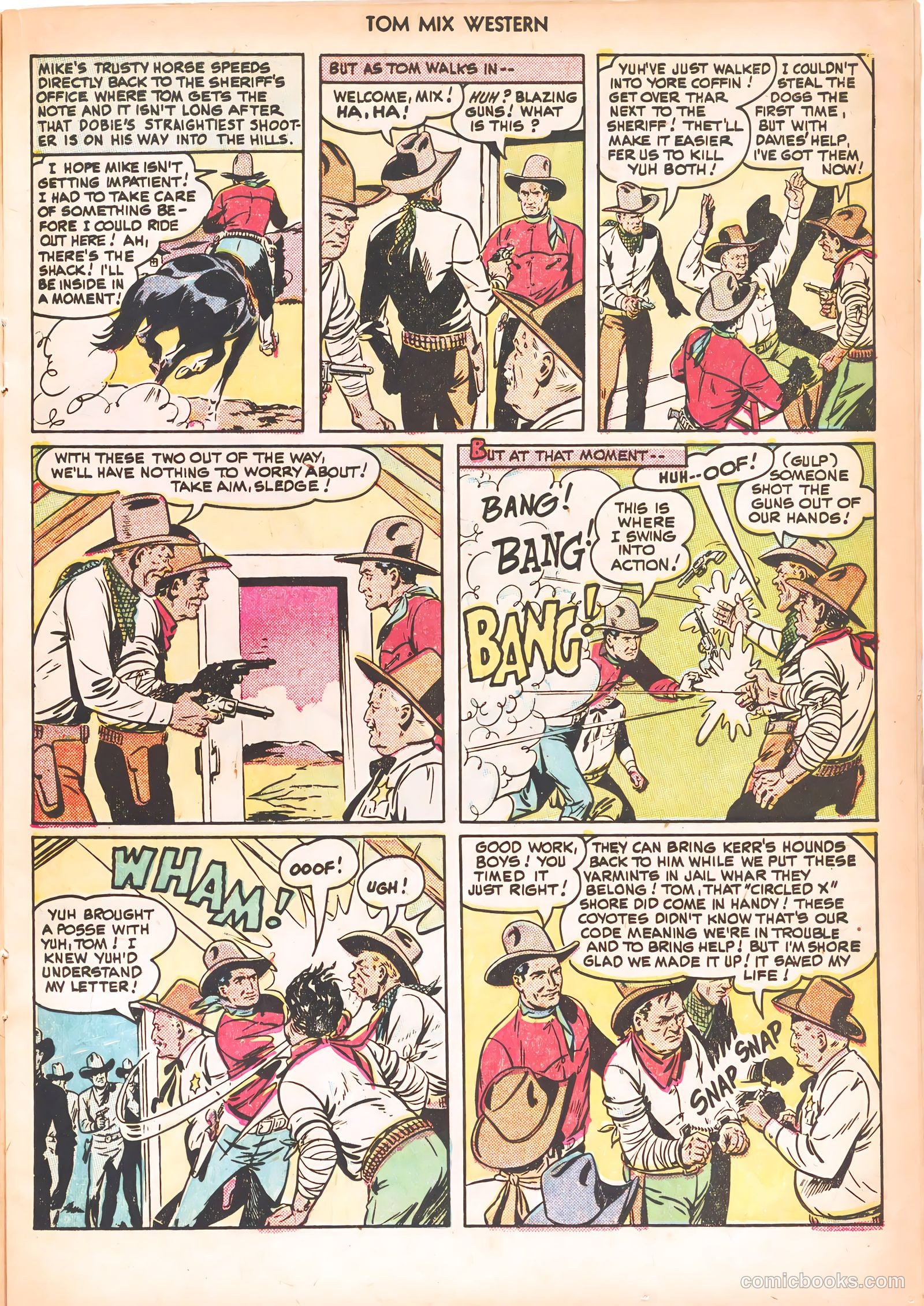 Tom Mix Western #25 (1950) — page 25 of 52