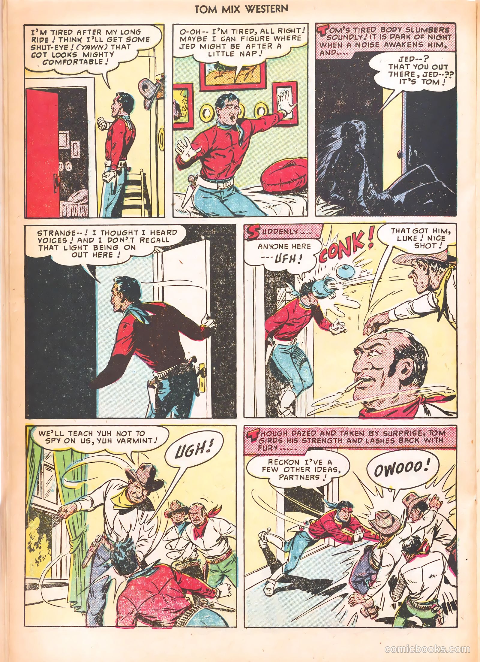 Tom Mix Western #25 (1950) — page 28 of 52