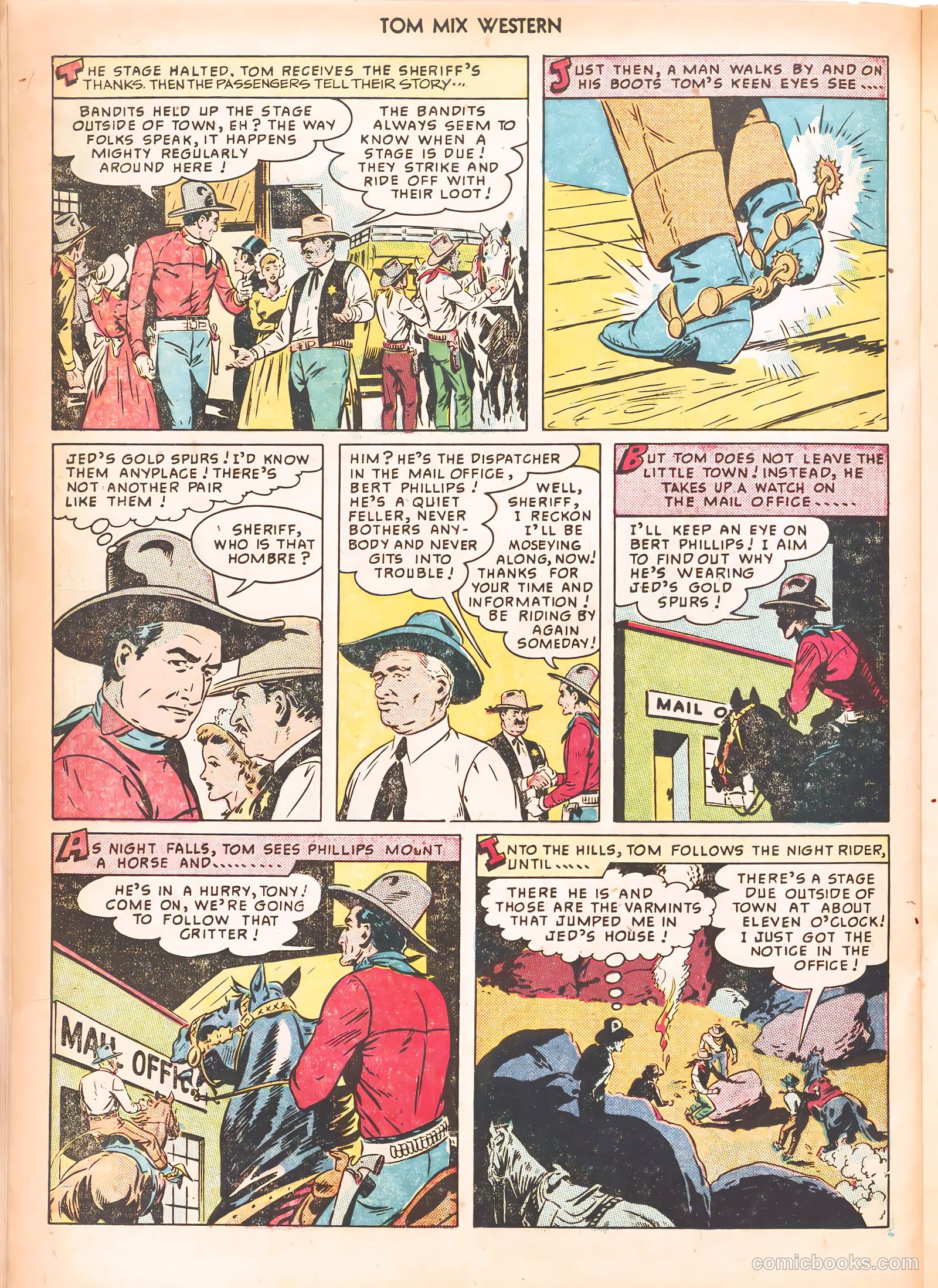 Tom Mix Western #25 (1950) — page 30 of 52