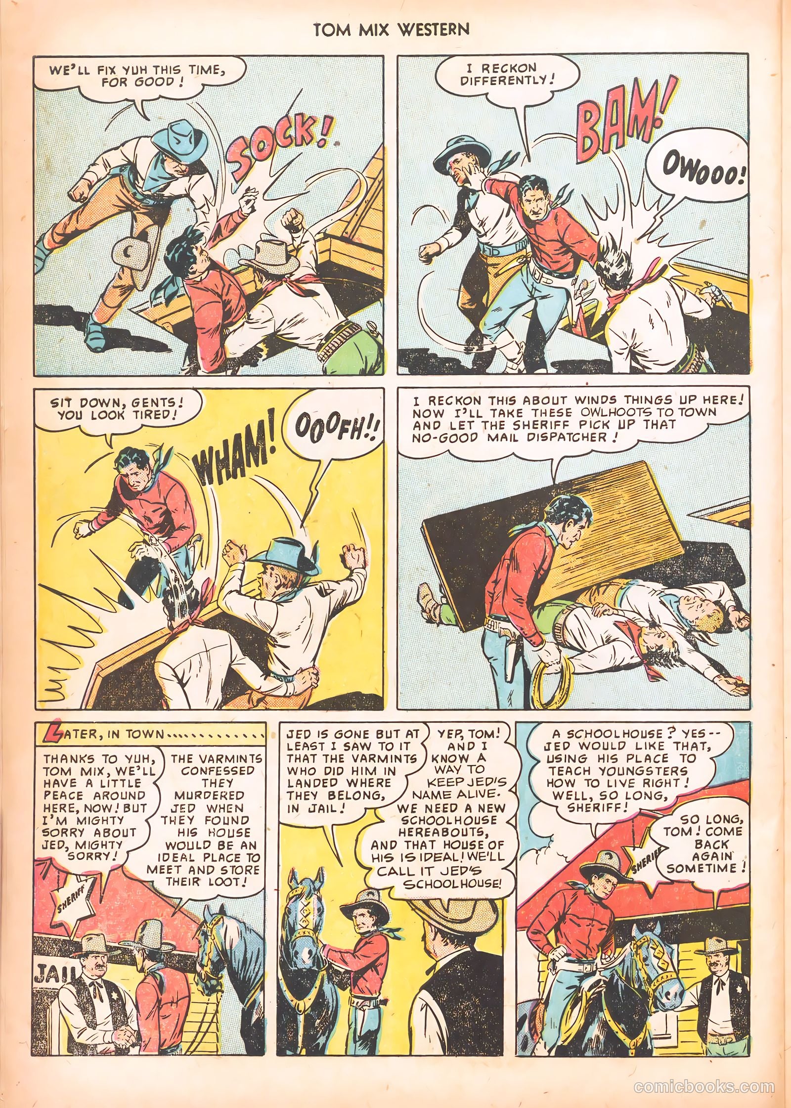 Tom Mix Western #25 (1950) — page 32 of 52