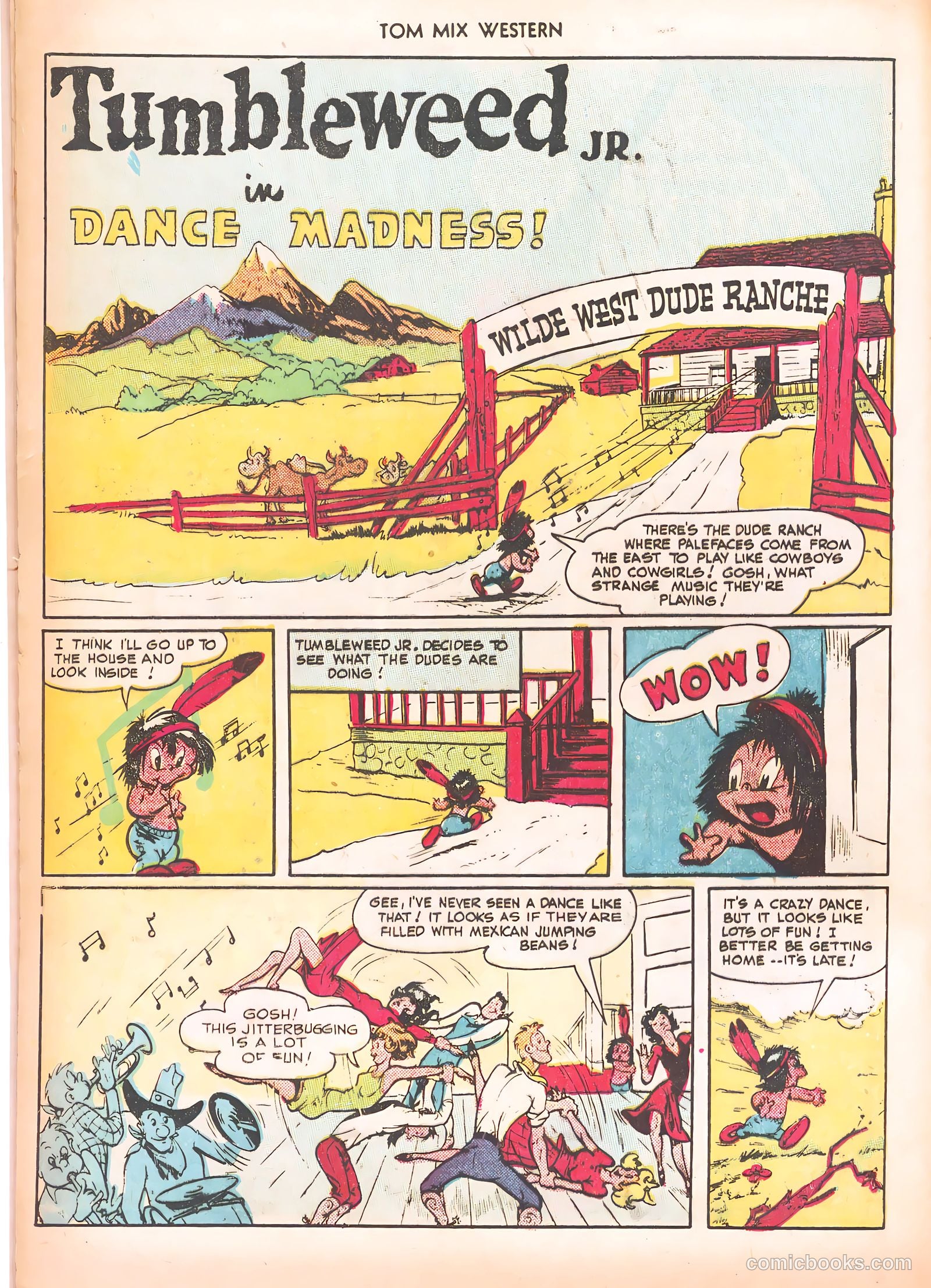 Tom Mix Western #25 (1950) — page 36 of 52