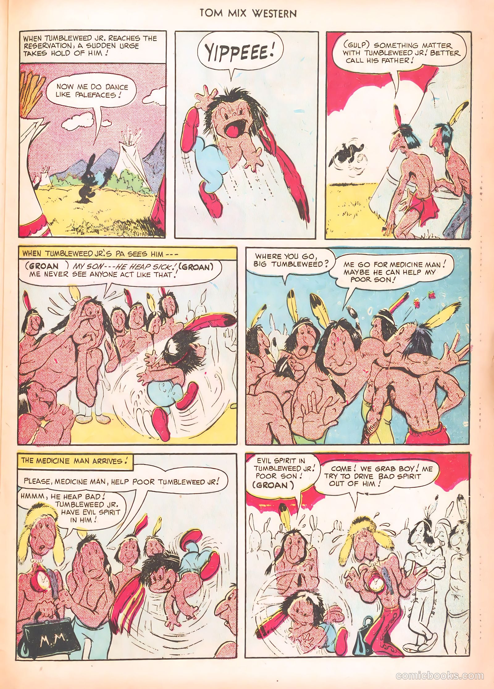 Tom Mix Western #25 (1950) — page 37 of 52