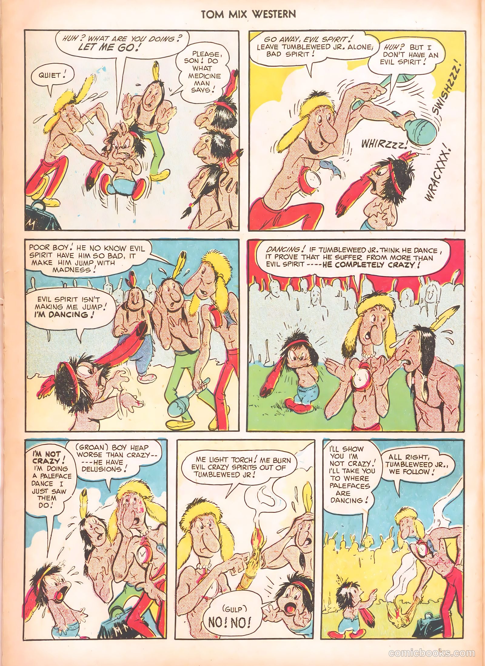 Tom Mix Western #25 (1950) — page 38 of 52