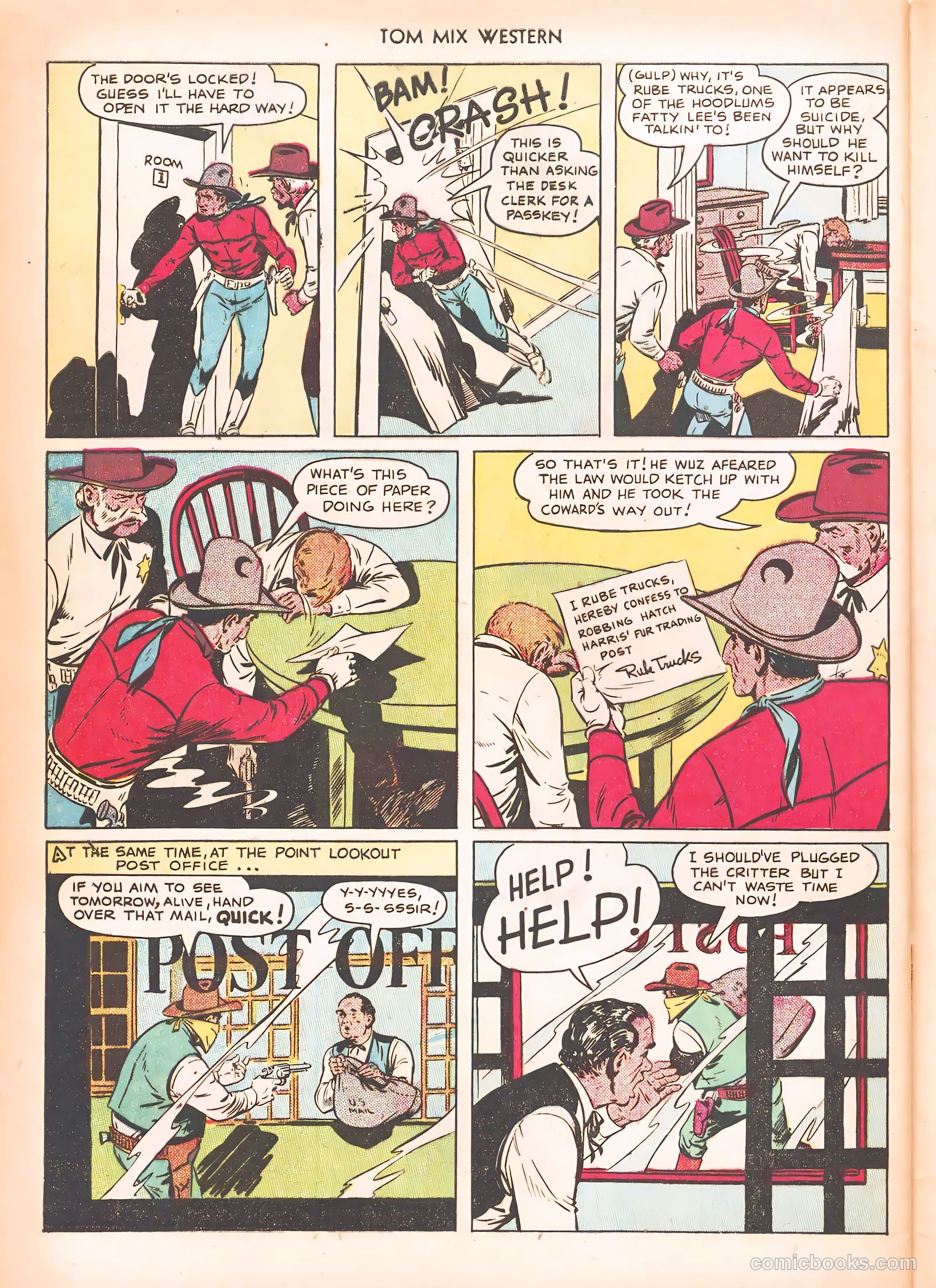 Tom Mix Western #25 (1950) — page 44 of 52