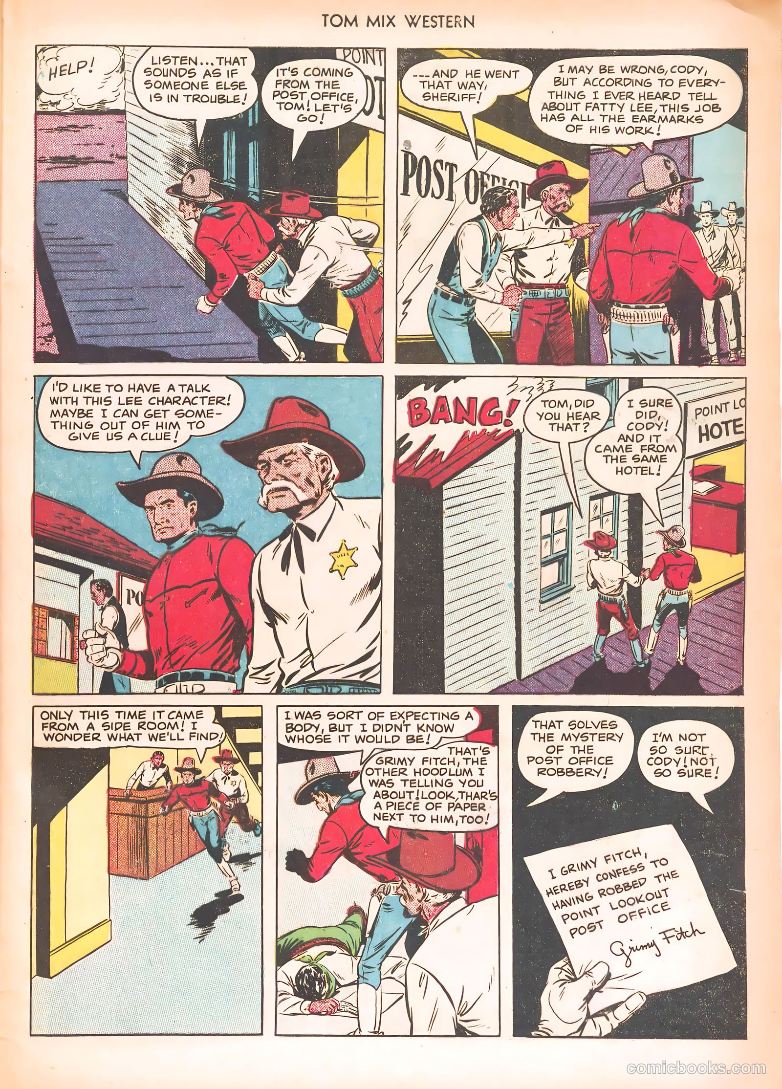 Tom Mix Western #25 (1950) — page 45 of 52