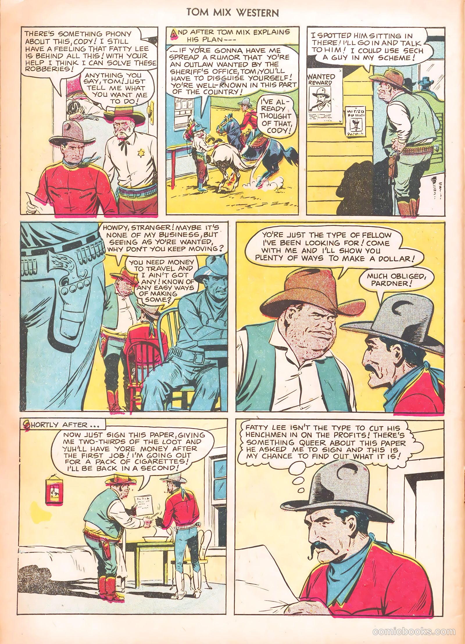 Tom Mix Western #25 (1950) — page 46 of 52