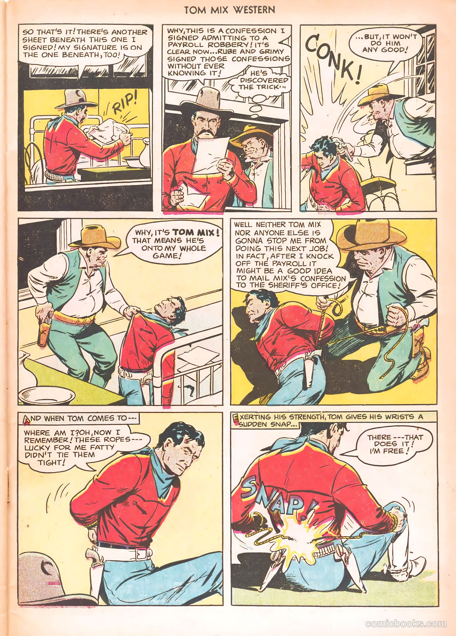 Tom Mix Western #25 (1950) — page 47 of 52