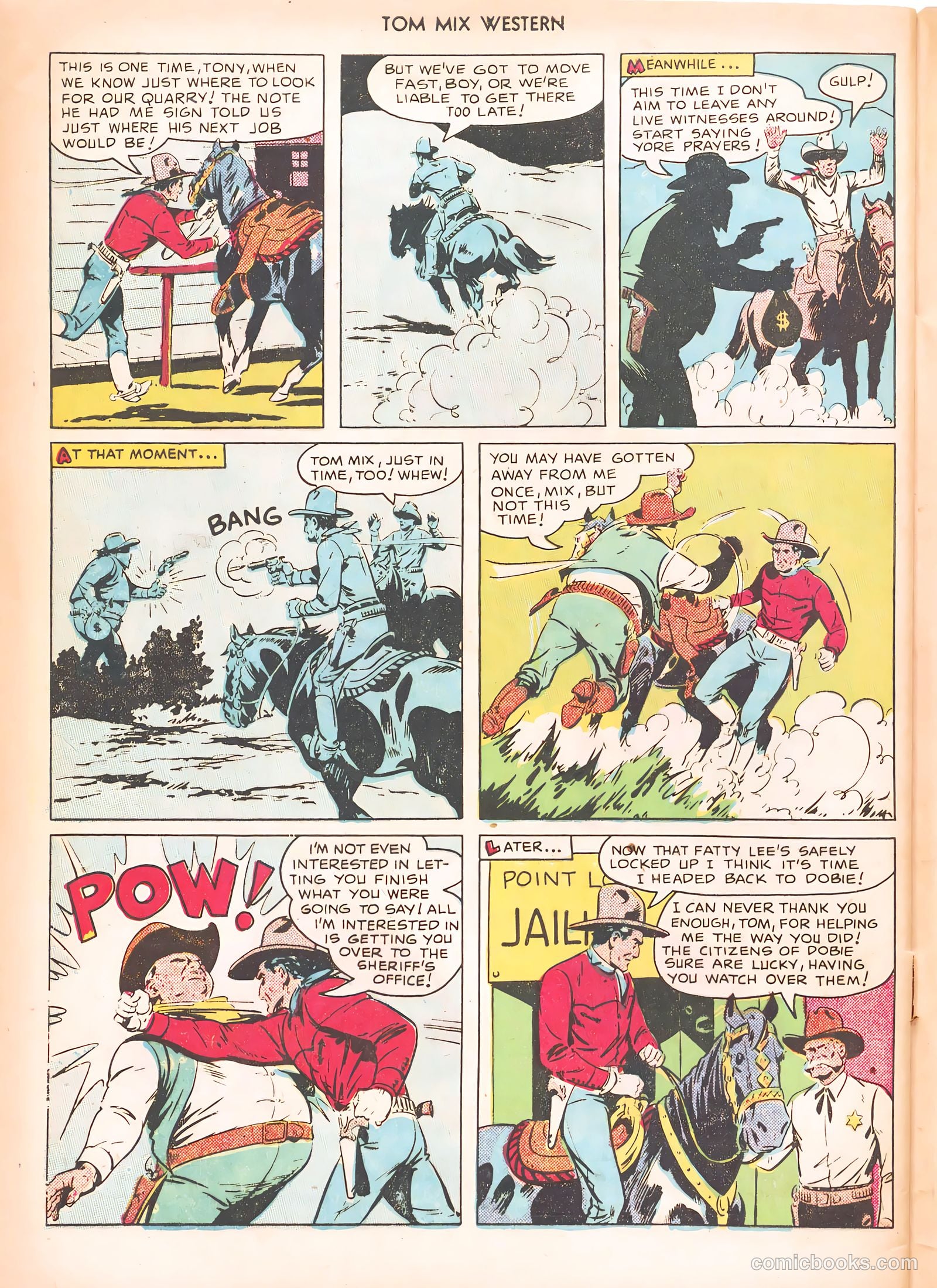 Tom Mix Western #25 (1950) — page 48 of 52