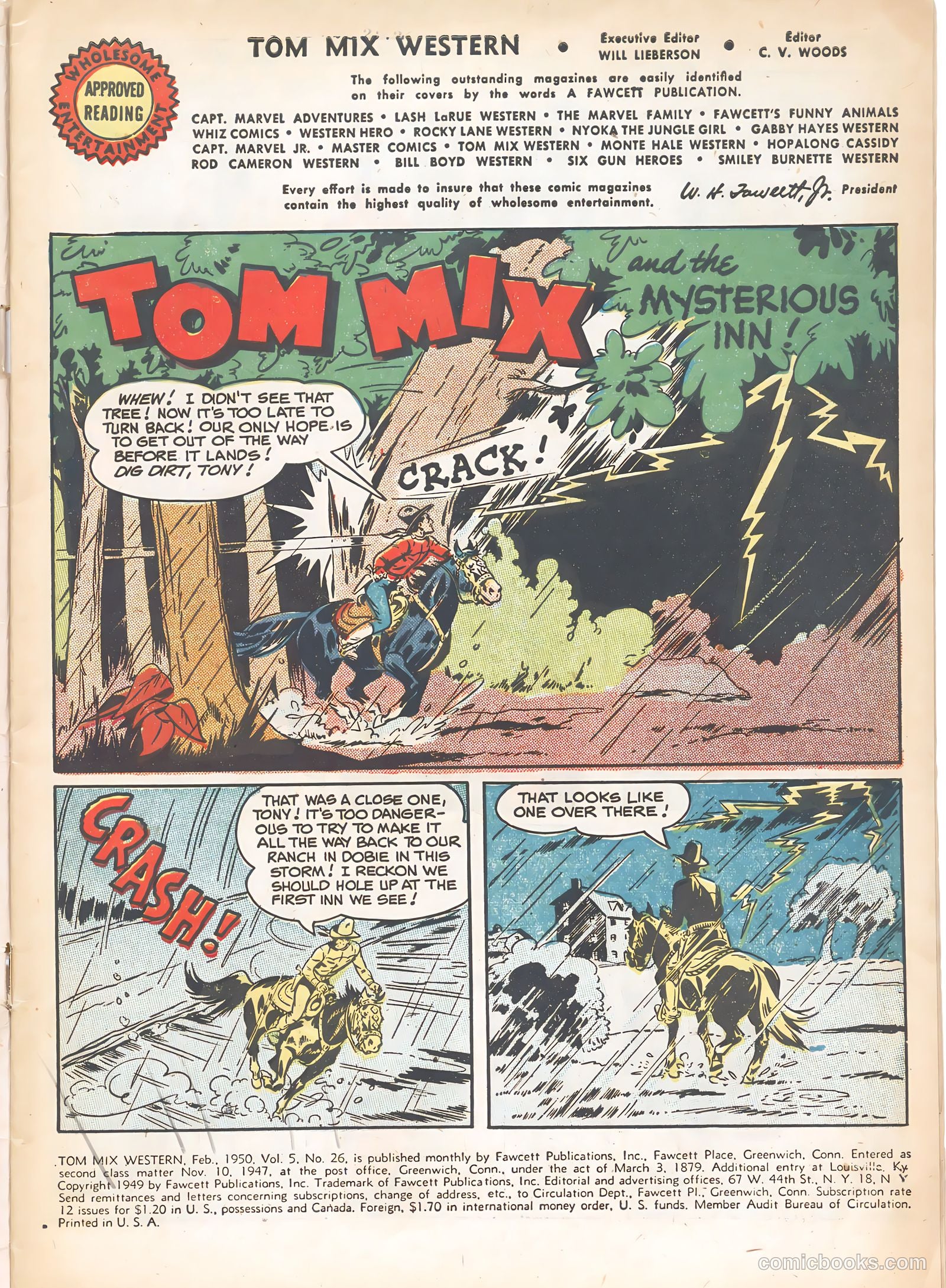 Tom Mix Western #26 (1950) — page 3 of 36