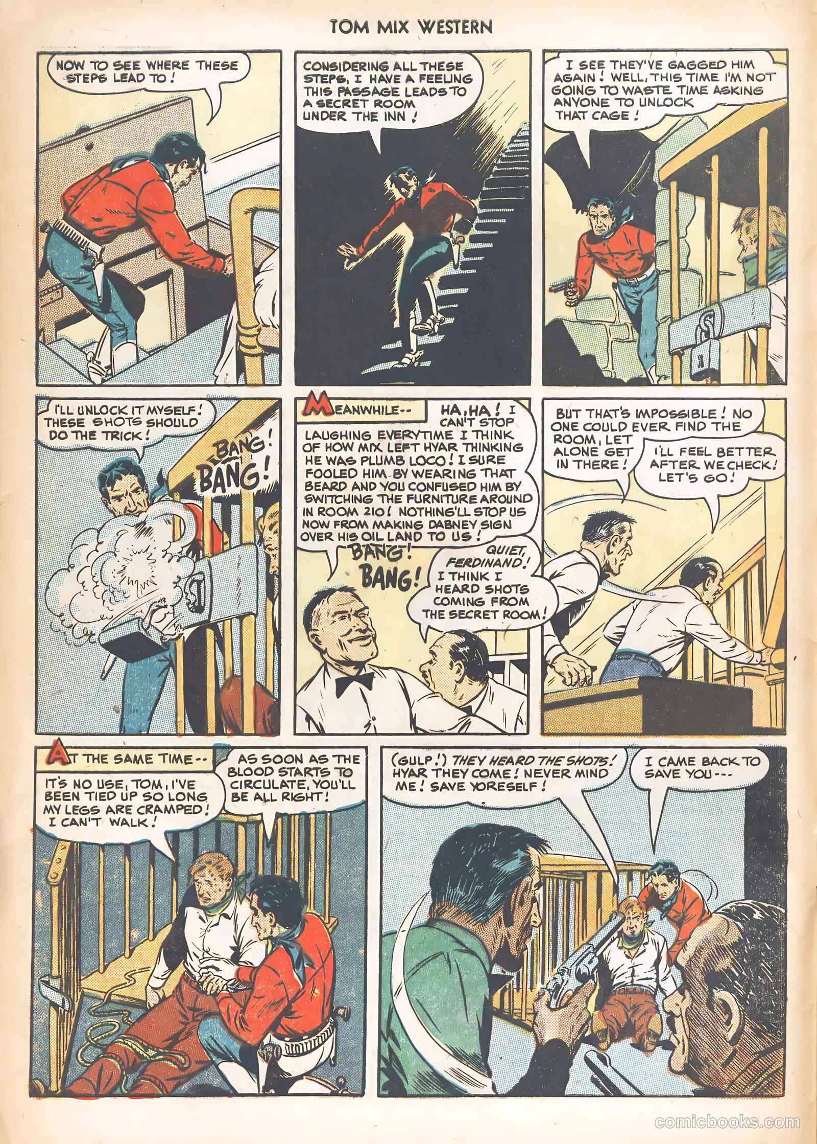 Tom Mix Western #26 (1950) — page 8 of 36