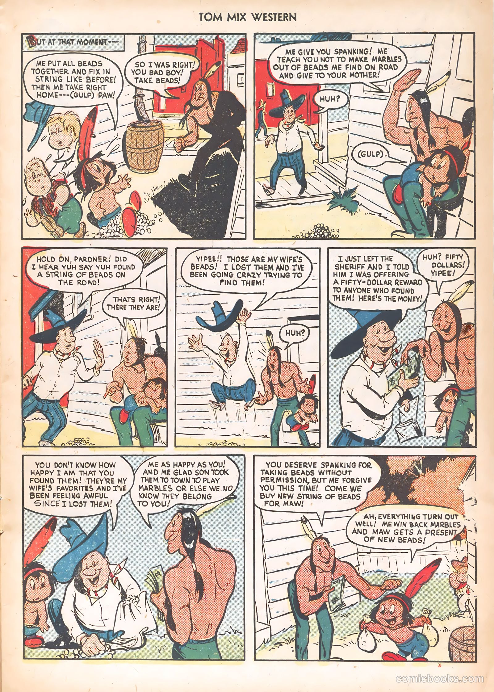Tom Mix Western #26 (1950) — page 15 of 36