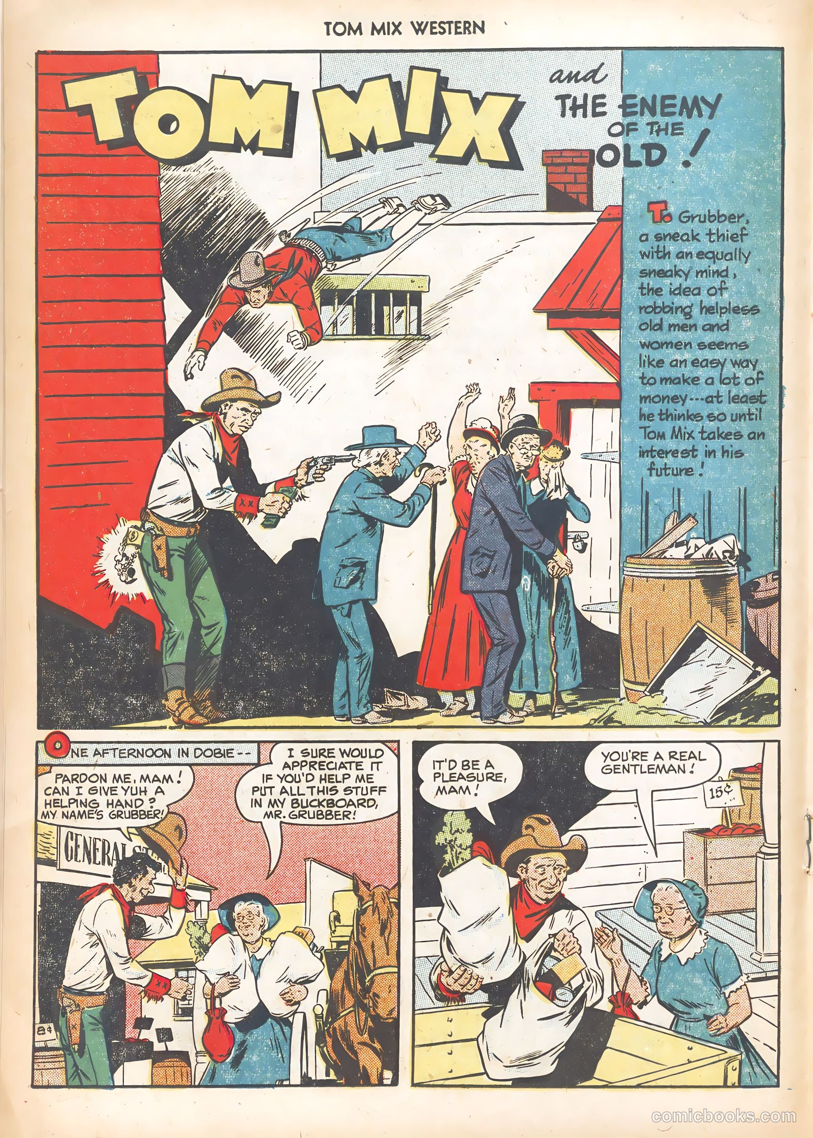 Tom Mix Western #26 (1950) — page 18 of 36