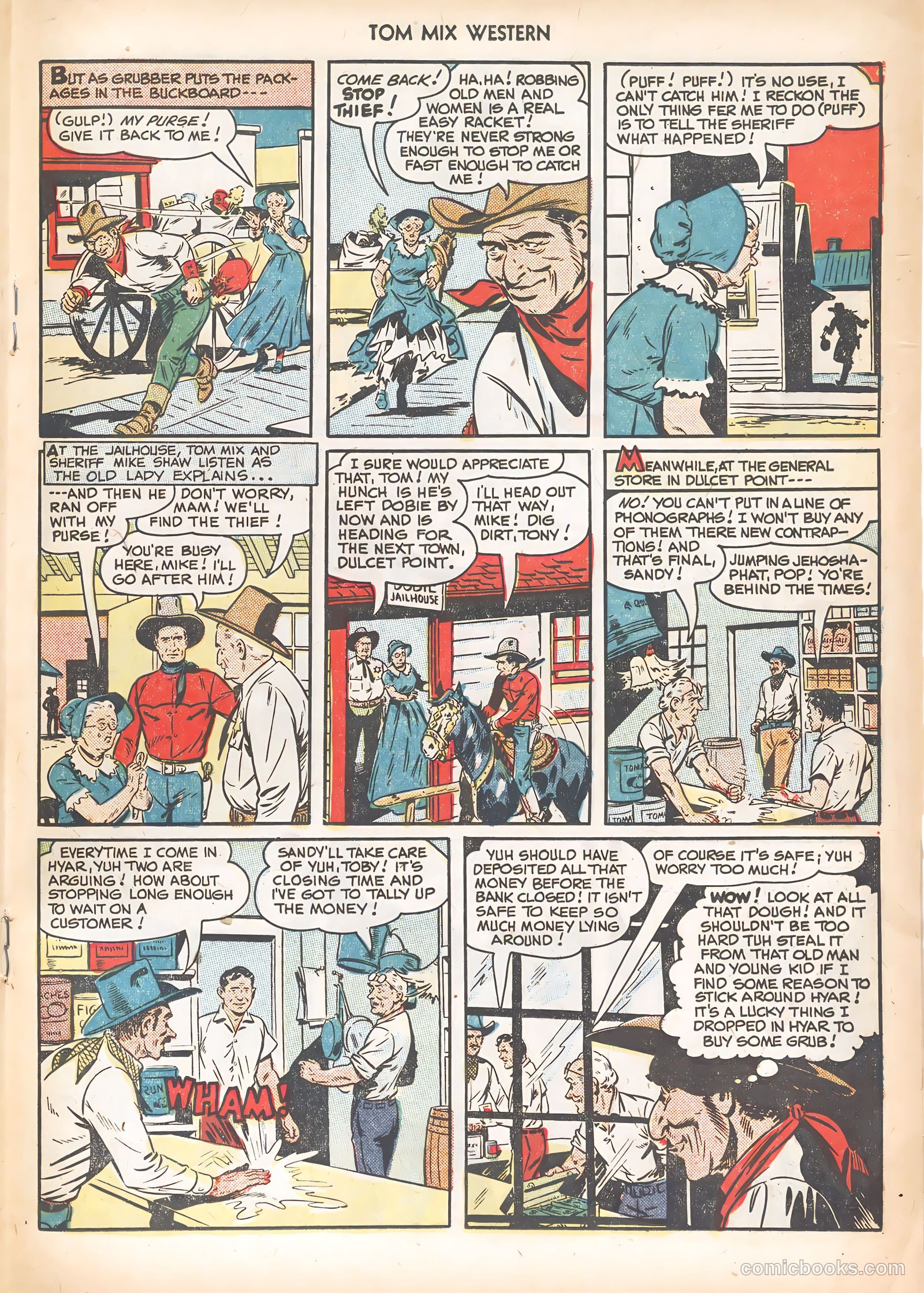 Tom Mix Western #26 (1950) — page 19 of 36