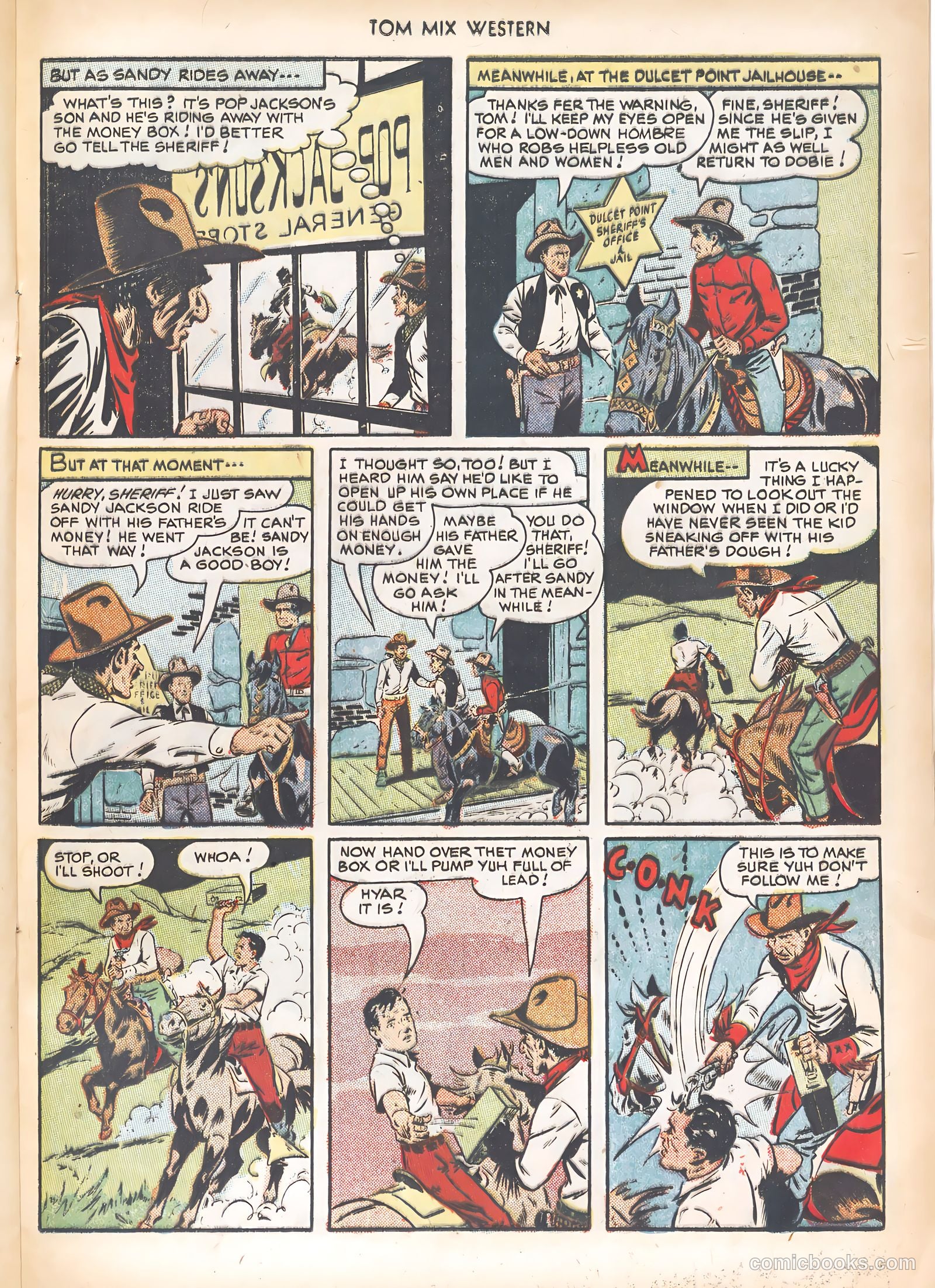 Tom Mix Western #26 (1950) — page 21 of 36