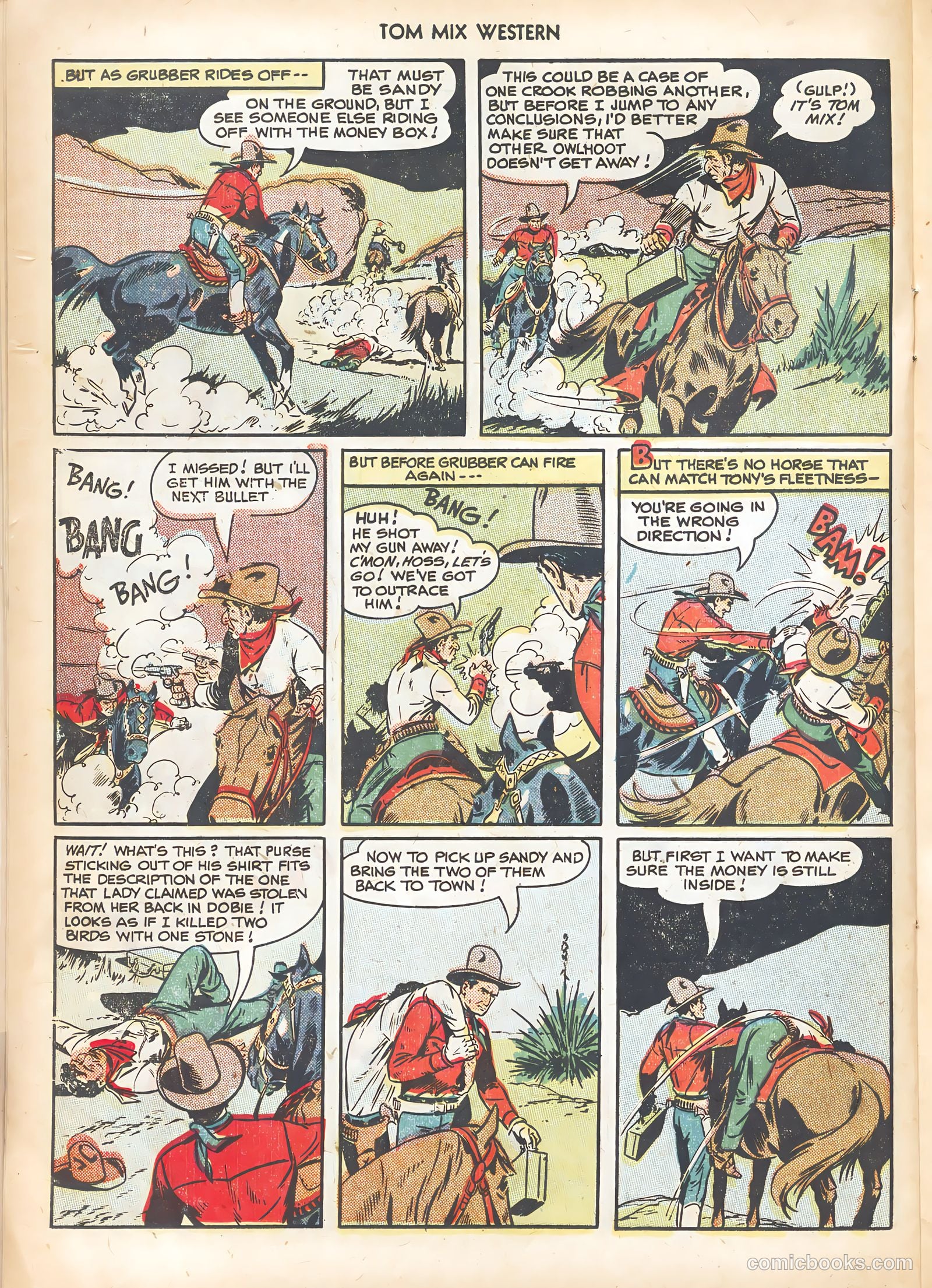 Tom Mix Western #26 (1950) — page 22 of 36