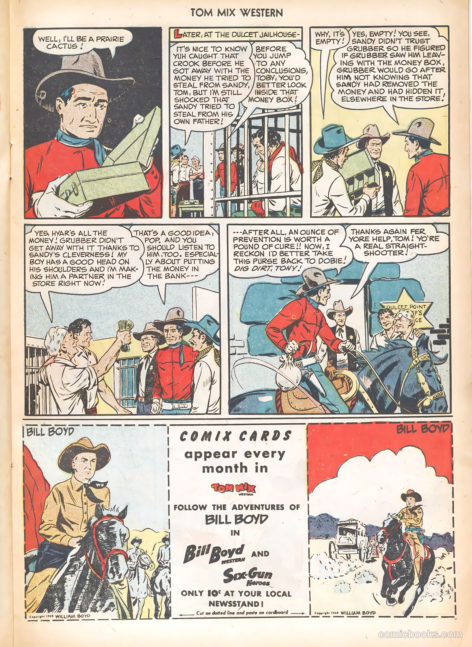 Tom Mix Western #26 (1950) — page 23 of 36