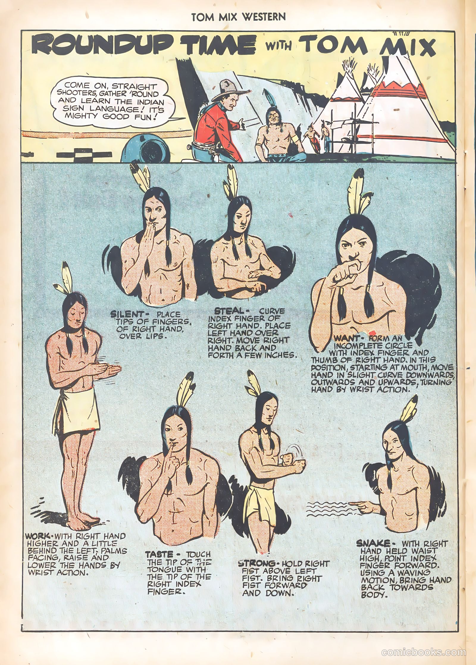 Tom Mix Western #26 (1950) — page 26 of 36
