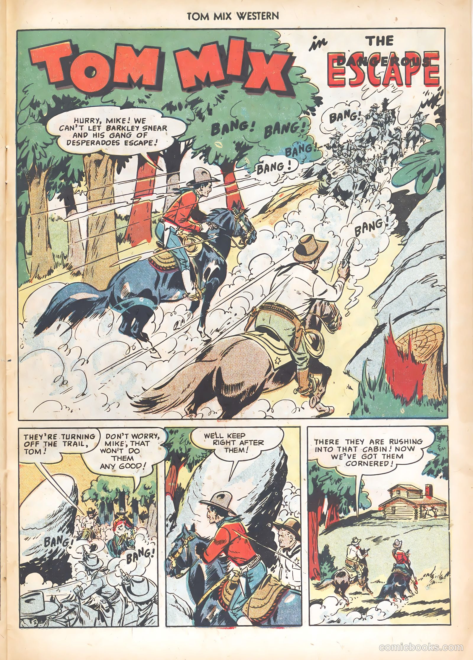 Tom Mix Western #26 (1950) — page 27 of 36
