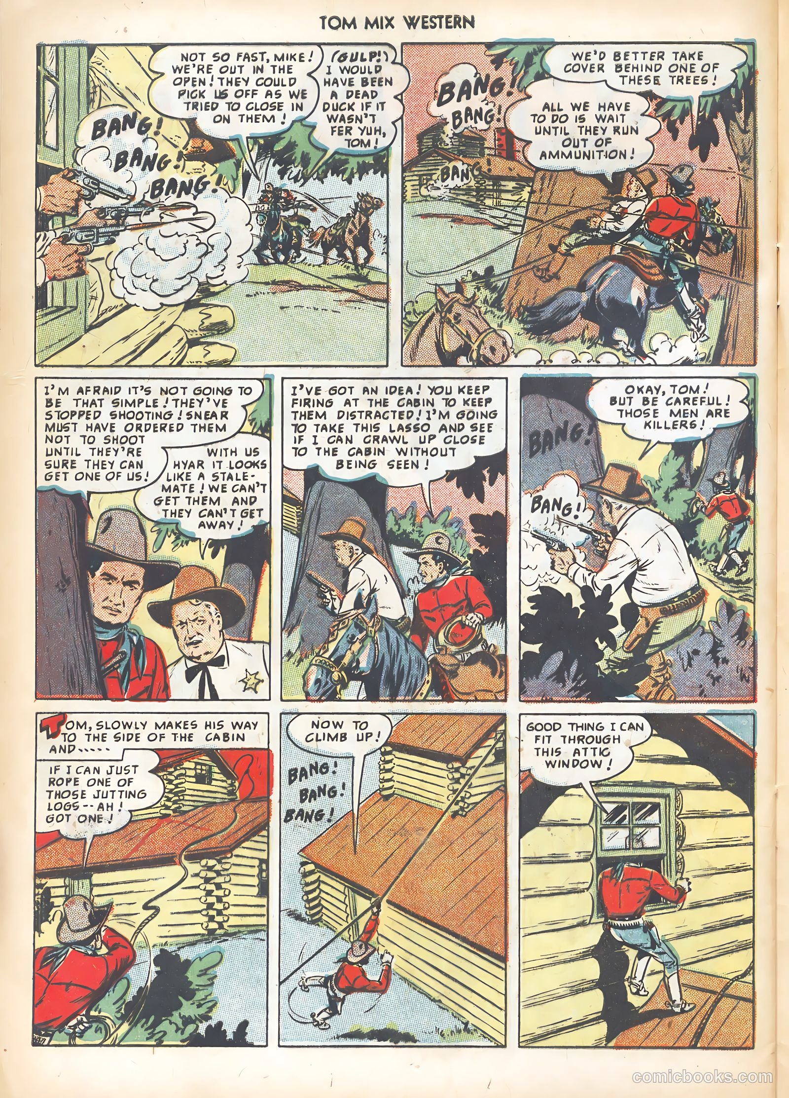 Tom Mix Western #26 (1950) — page 28 of 36
