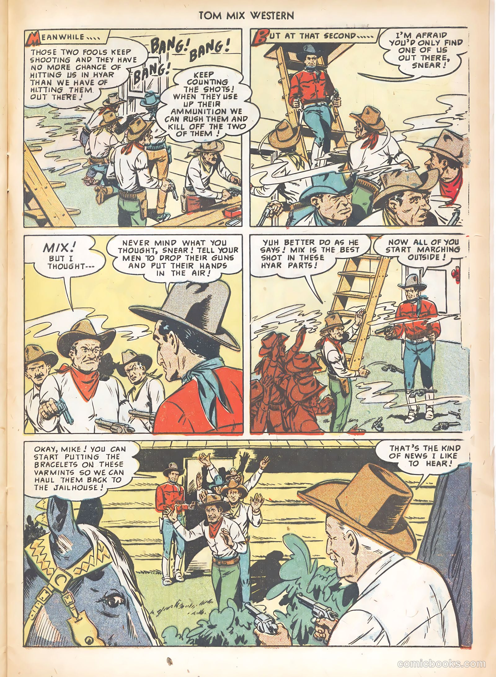 Tom Mix Western #26 (1950) — page 29 of 36