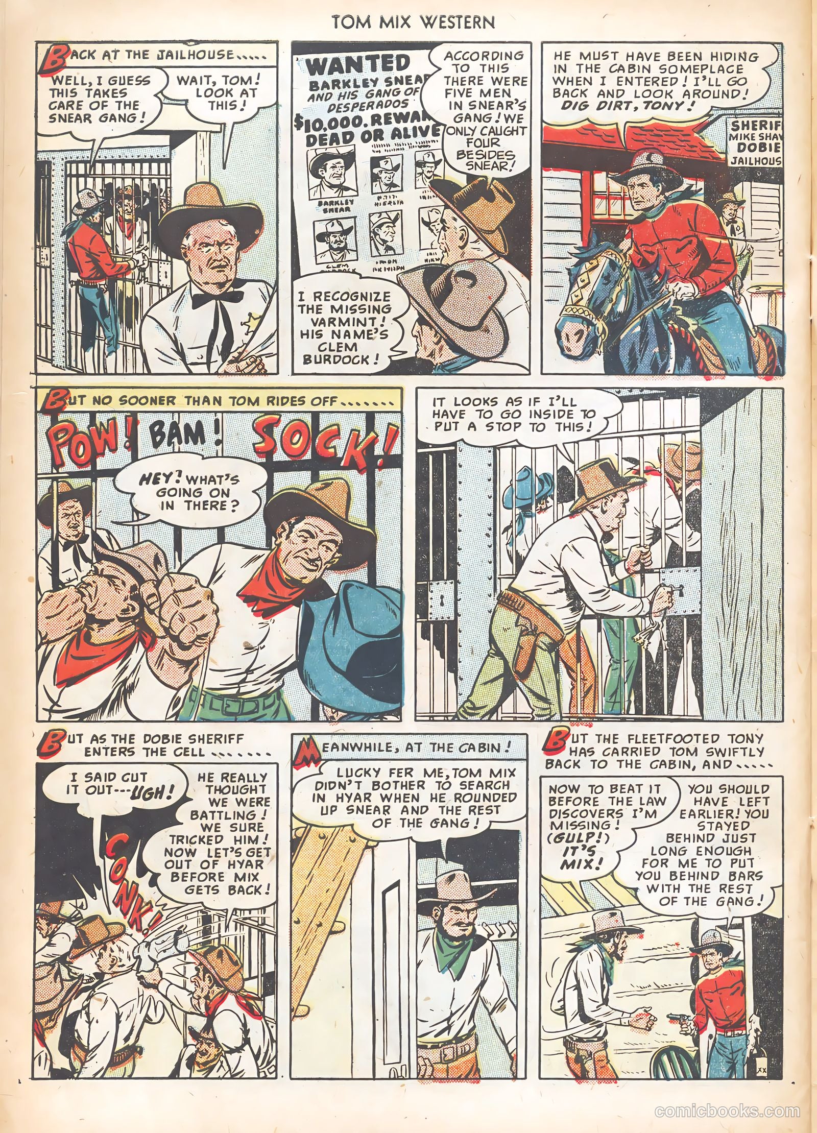 Tom Mix Western #26 (1950) — page 30 of 36