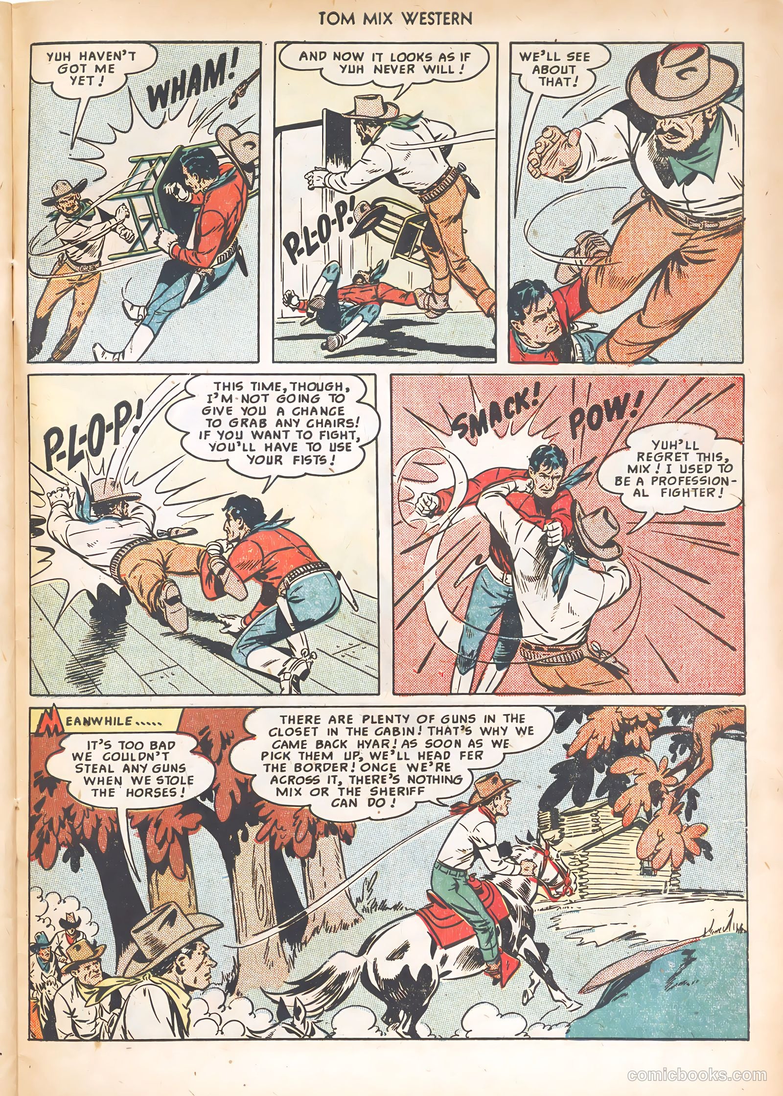 Tom Mix Western #26 (1950) — page 31 of 36