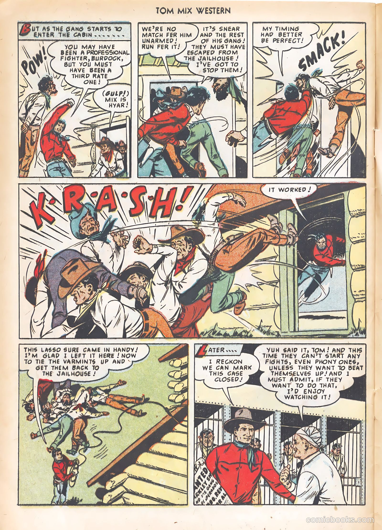 Tom Mix Western #26 (1950) — page 32 of 36