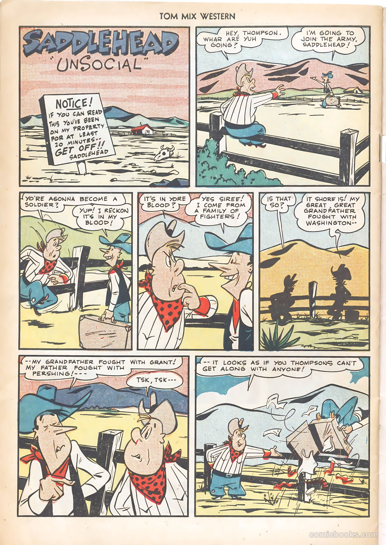 Tom Mix Western #26 (1950) — page 34 of 36