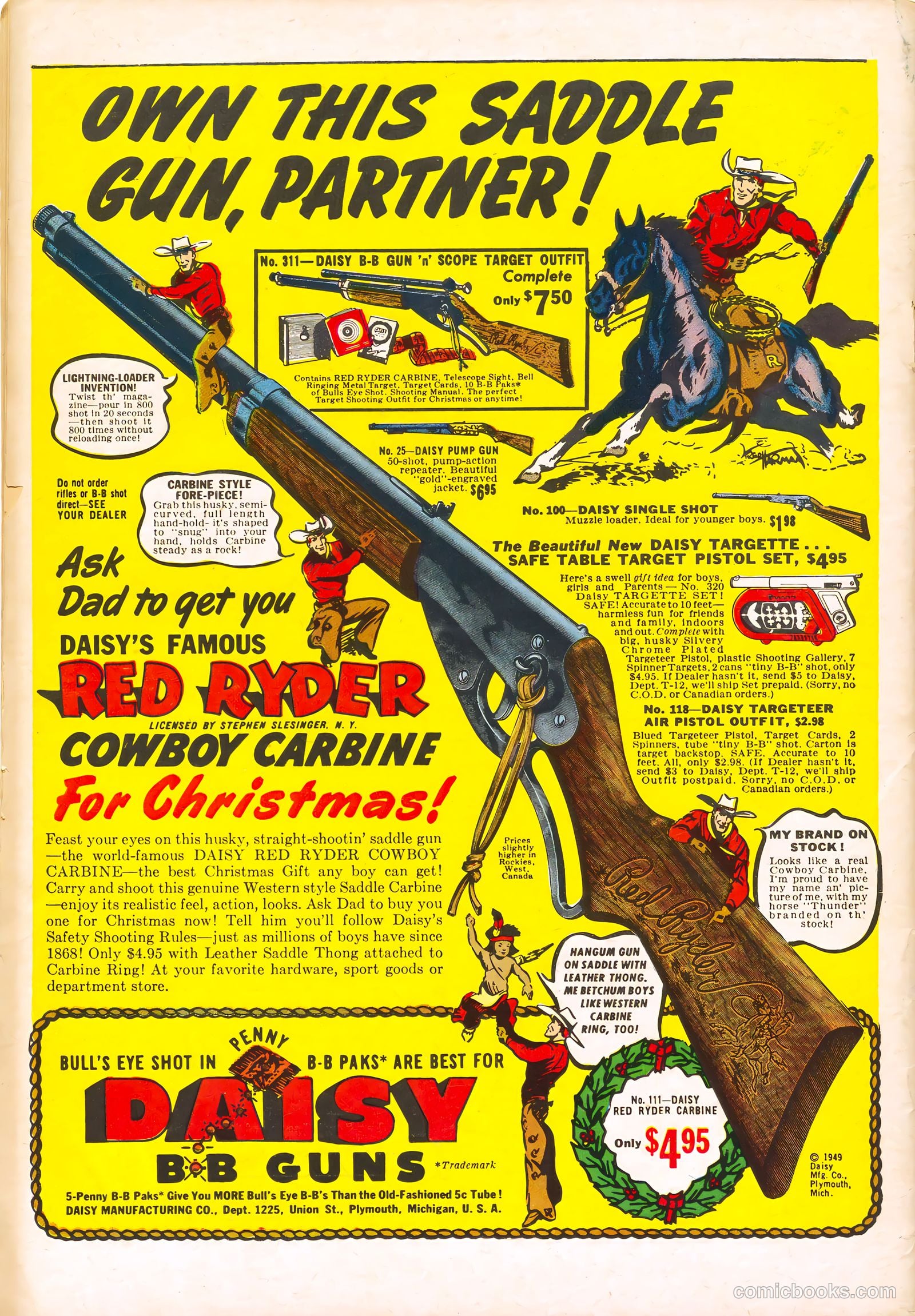 Tom Mix Western #26 (1950) — page 36 of 36