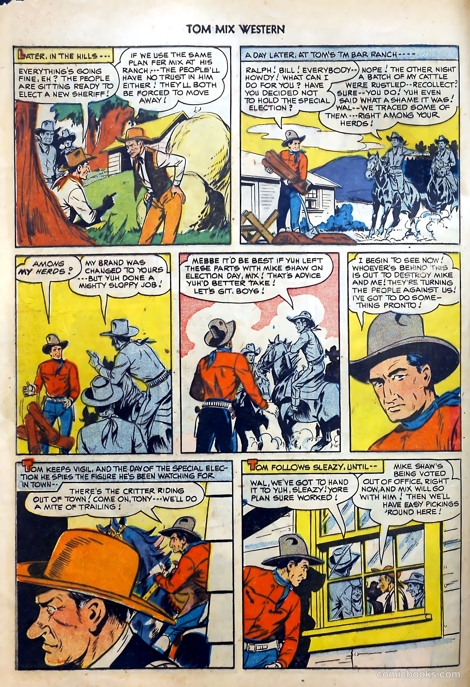 Tom Mix Western #27 (1950) — page 8 of 52