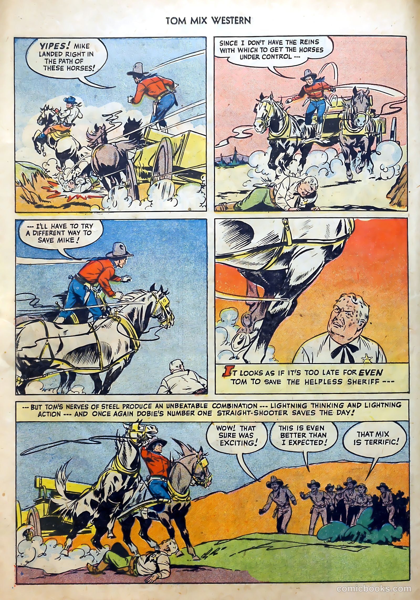Tom Mix Western #27 (1950) — page 14 of 52