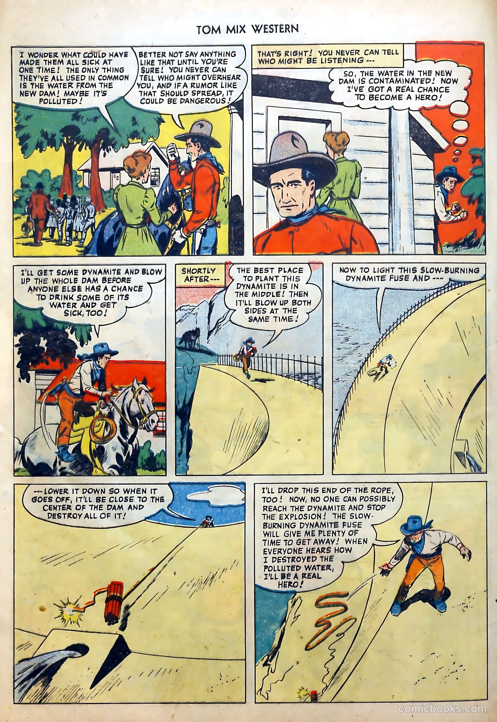 Tom Mix Western #27 (1950) — page 16 of 52