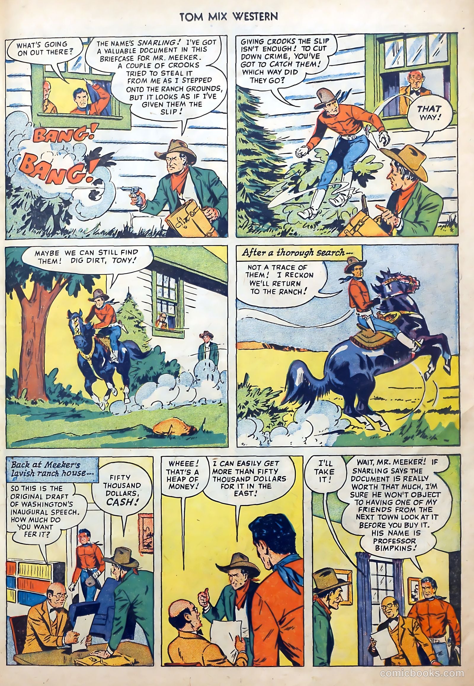 Tom Mix Western #27 (1950) — page 27 of 52