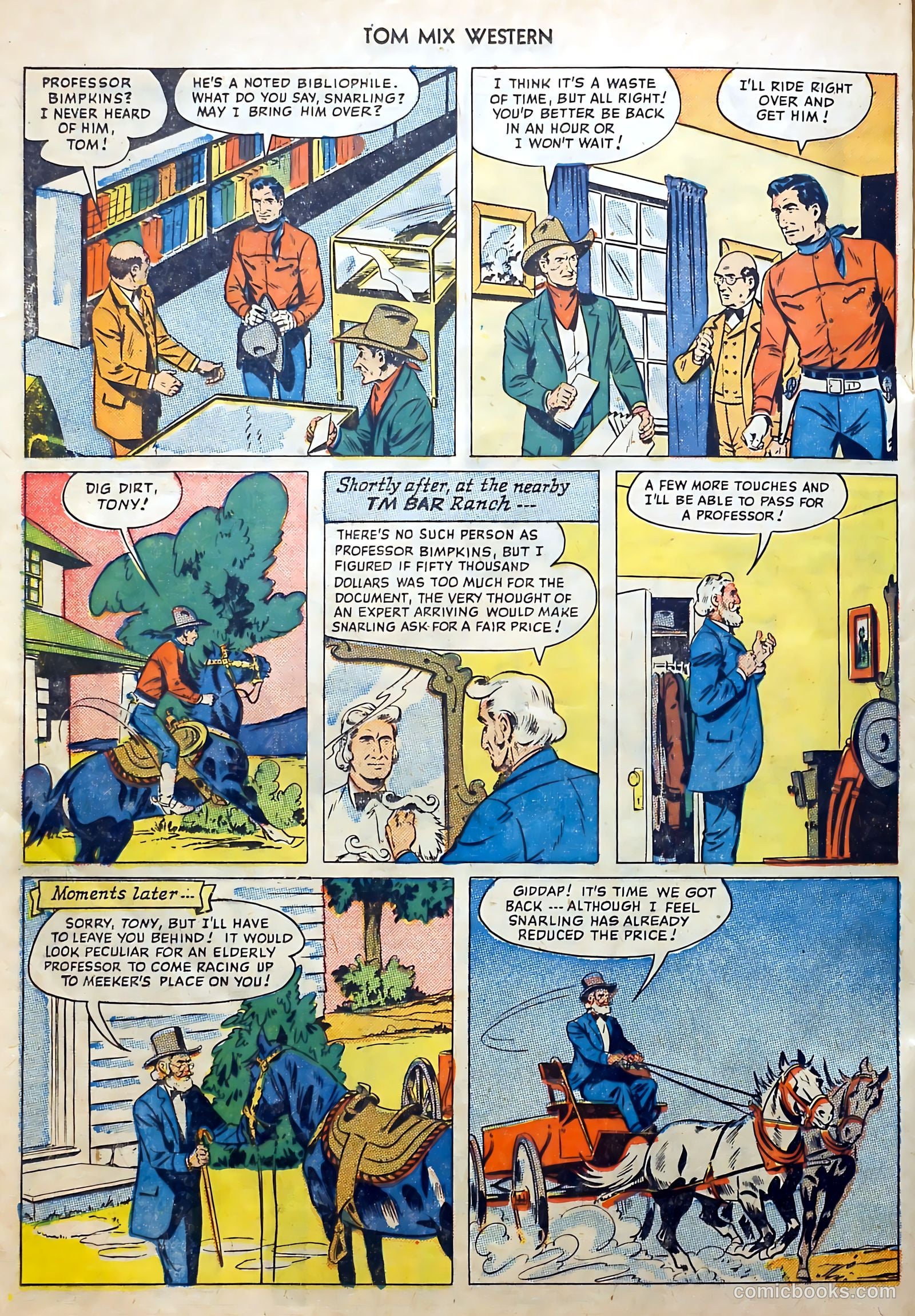 Tom Mix Western #27 (1950) — page 28 of 52