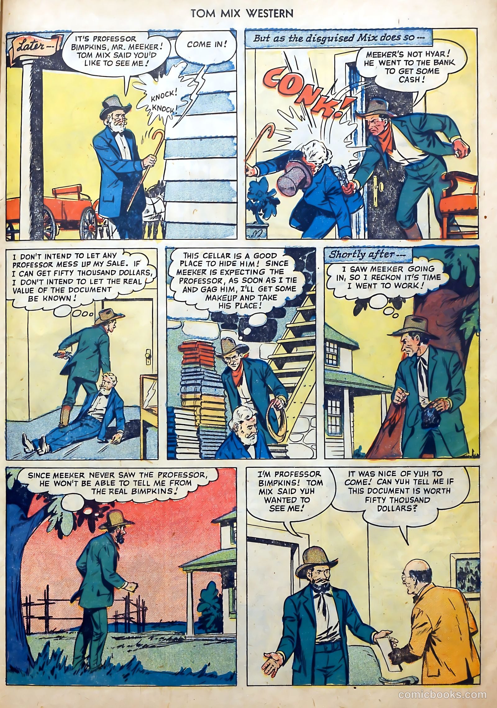 Tom Mix Western #27 (1950) — page 29 of 52