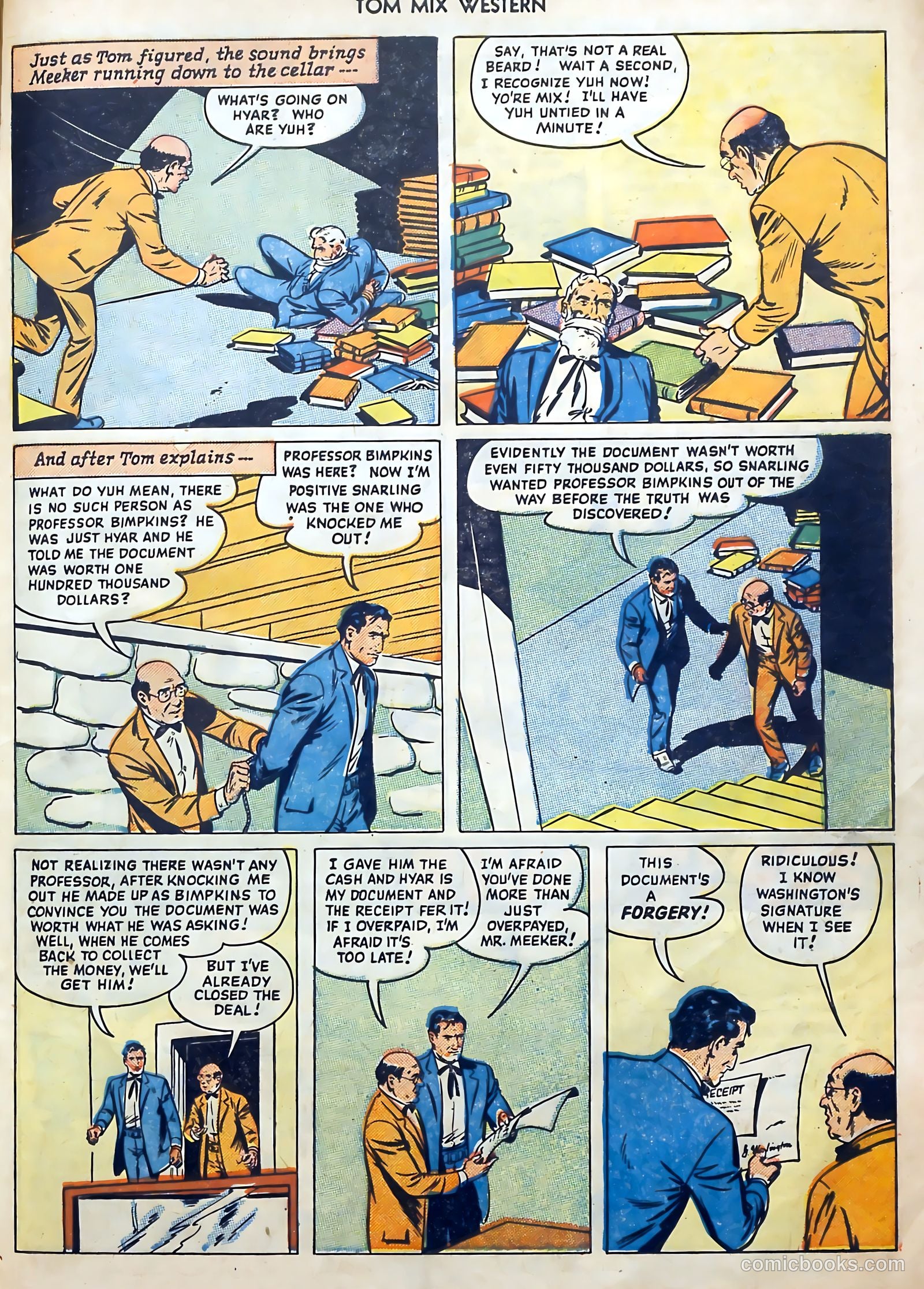Tom Mix Western #27 (1950) — page 31 of 52
