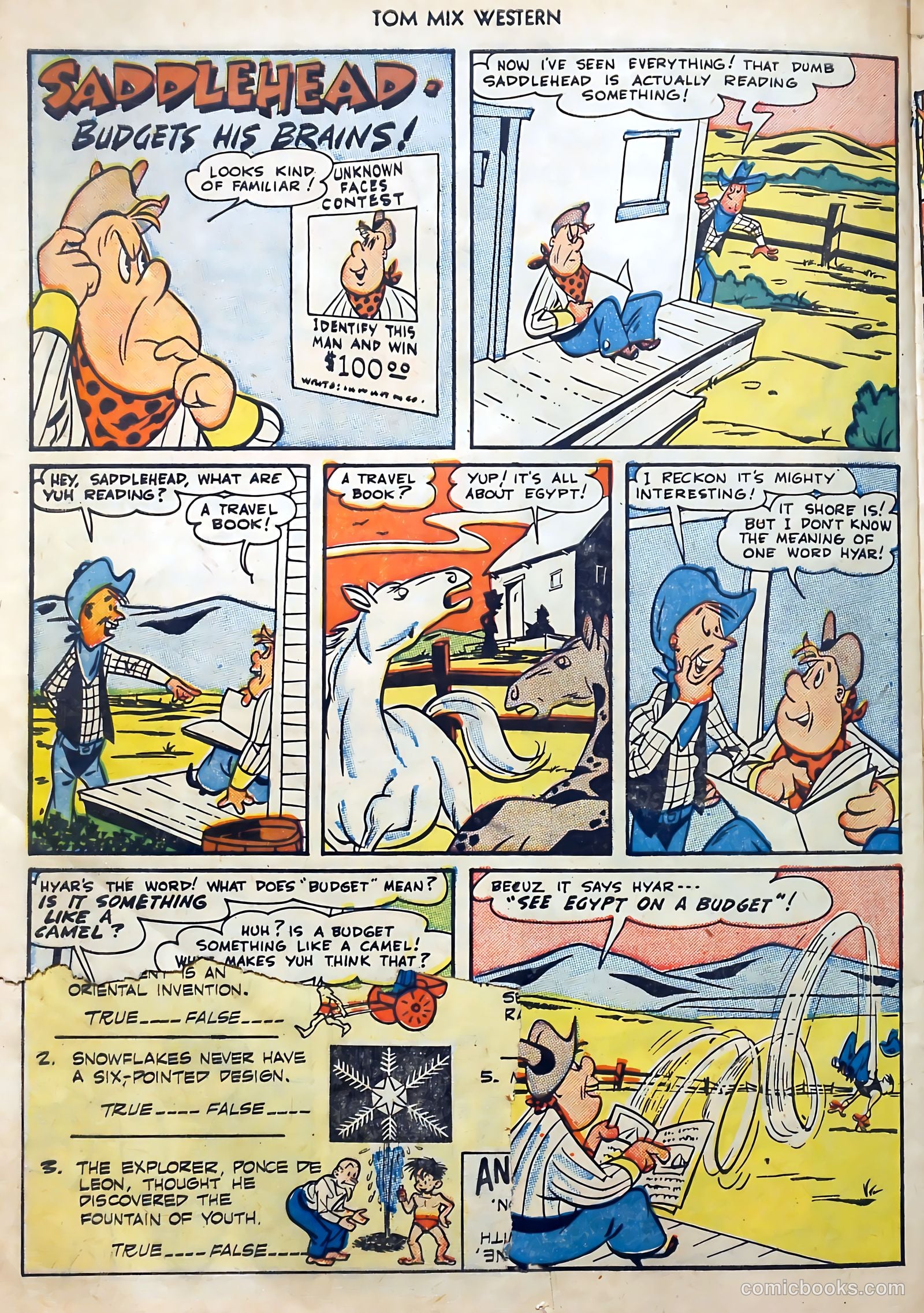 Tom Mix Western #27 (1950) — page 34 of 52
