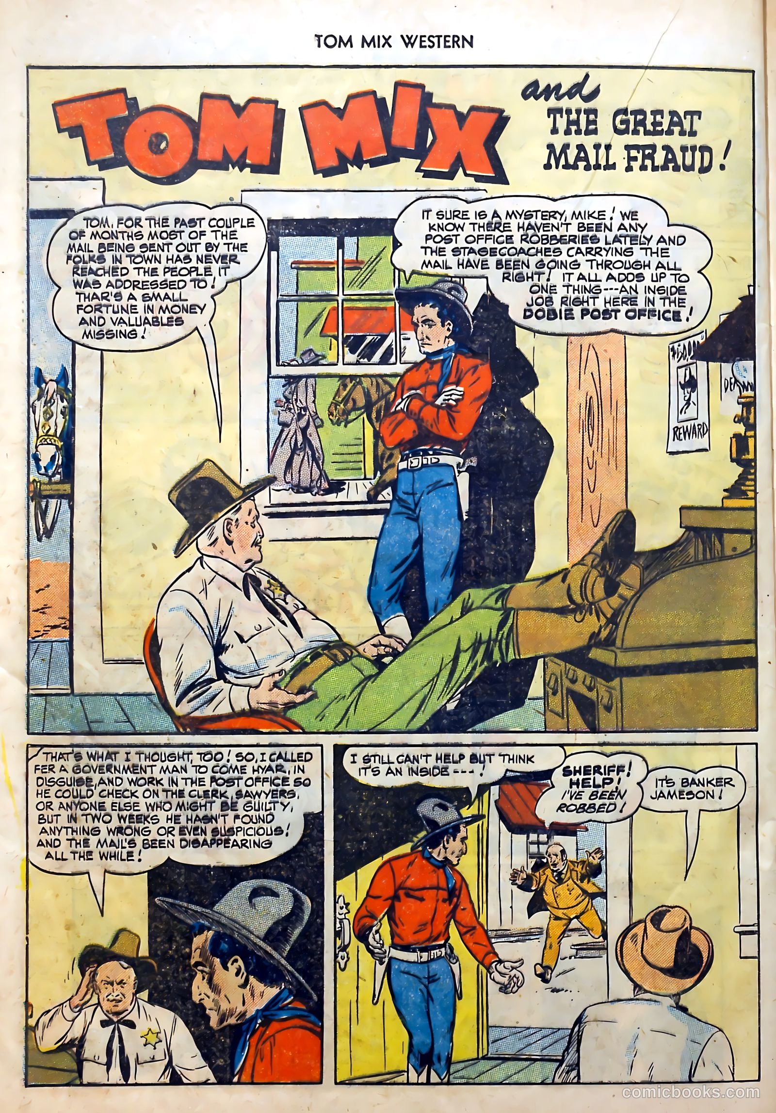 Tom Mix Western #27 (1950) — page 36 of 52