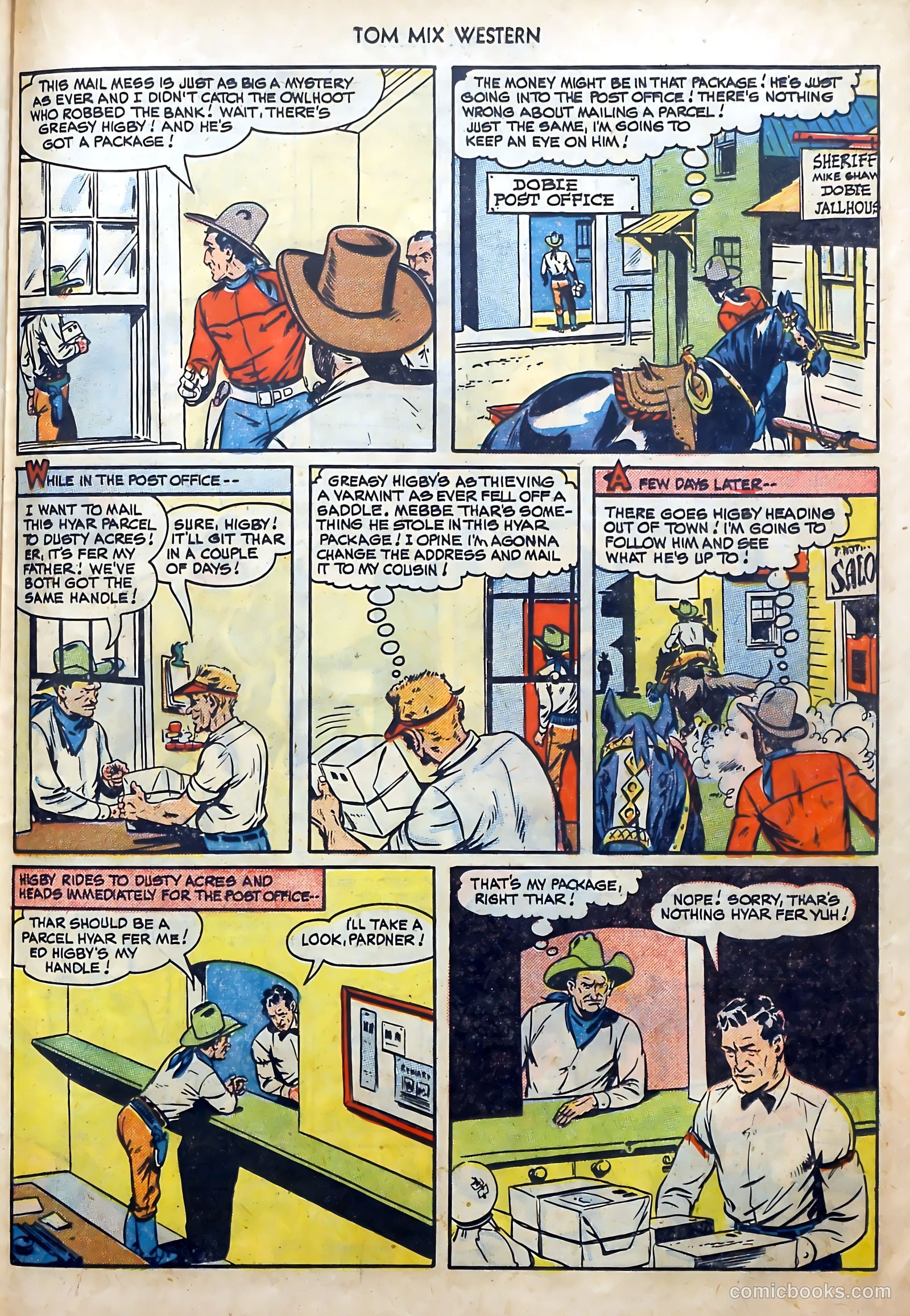 Tom Mix Western #27 (1950) — page 39 of 52