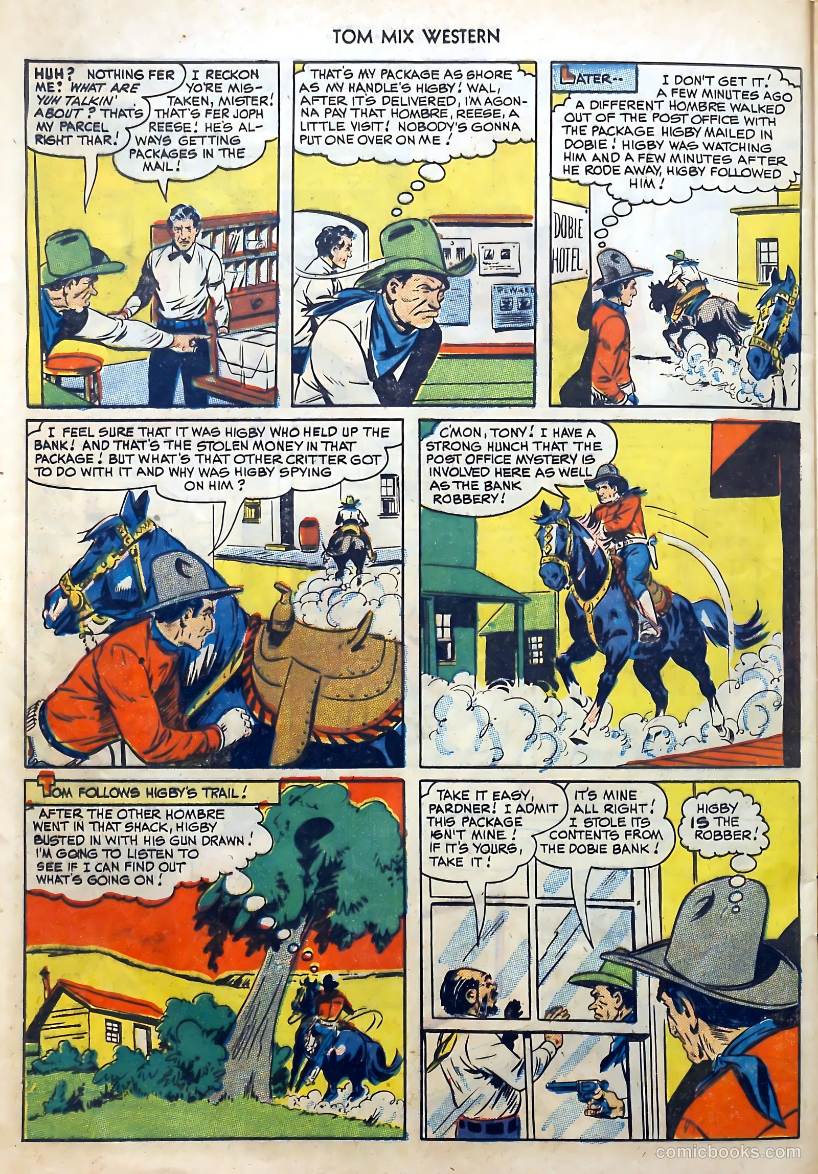 Tom Mix Western #27 (1950) — page 40 of 52
