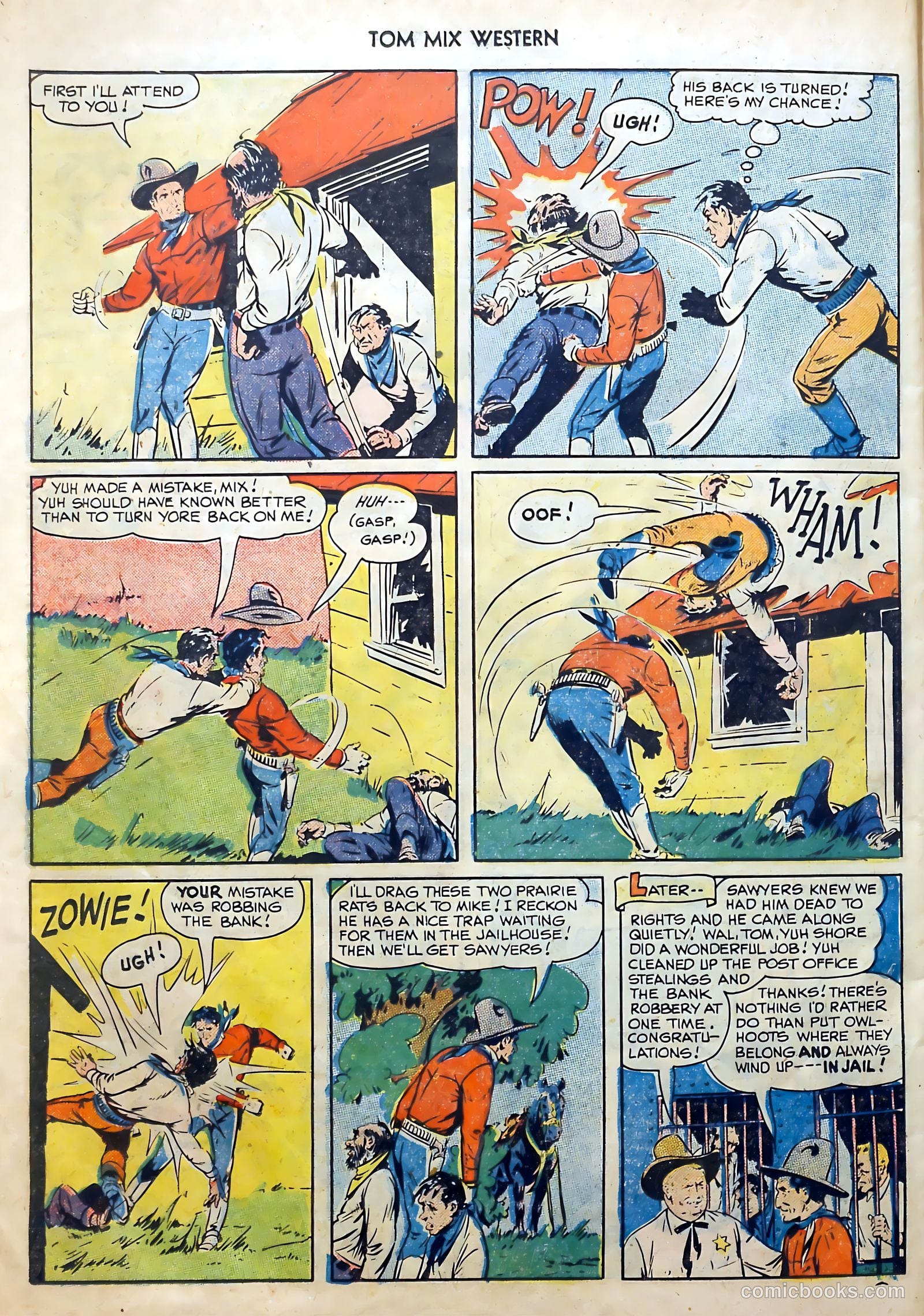 Tom Mix Western #27 (1950) — page 42 of 52