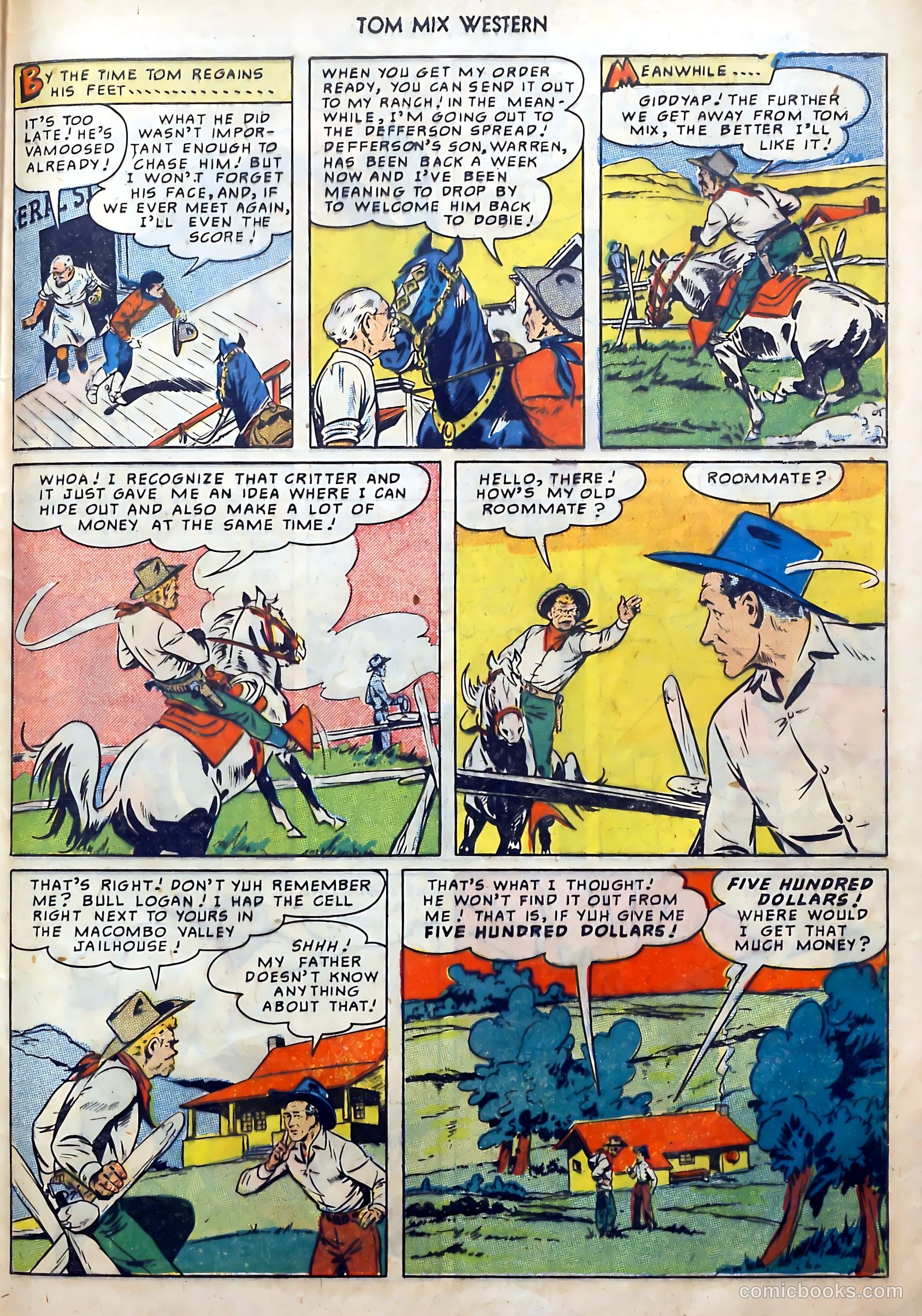 Tom Mix Western #27 (1950) — page 45 of 52