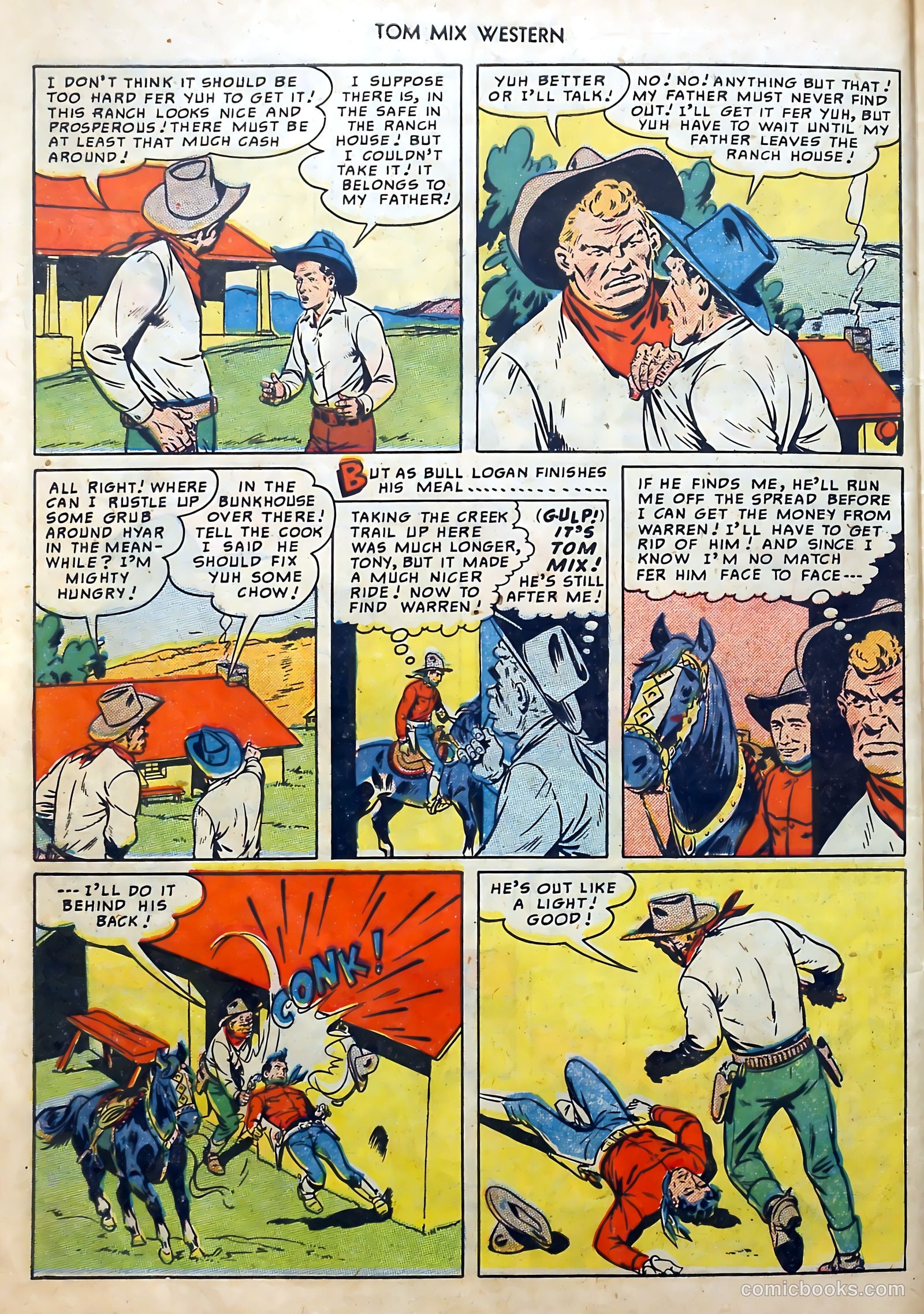 Tom Mix Western #27 (1950) — page 46 of 52