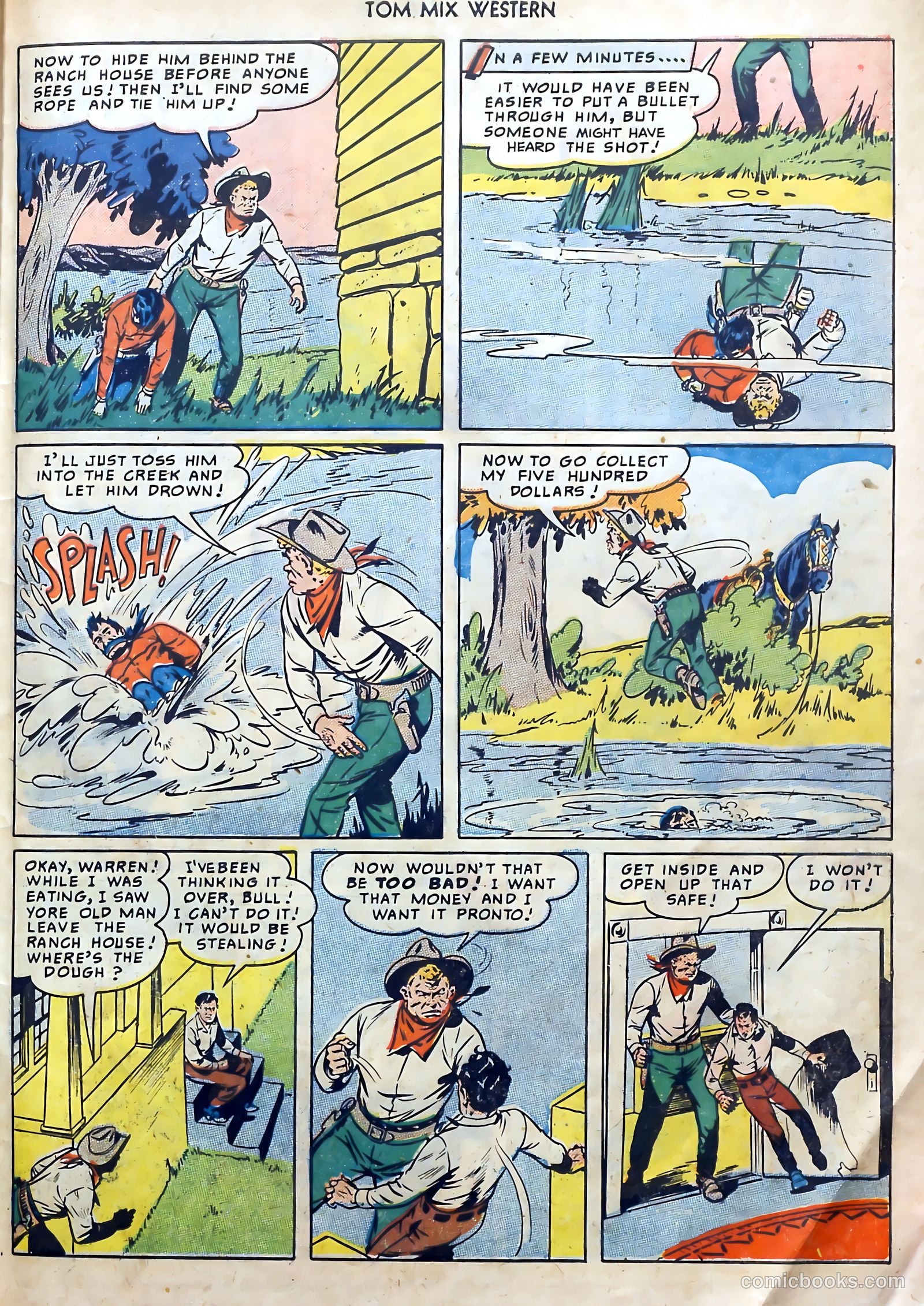 Tom Mix Western #27 (1950) — page 47 of 52